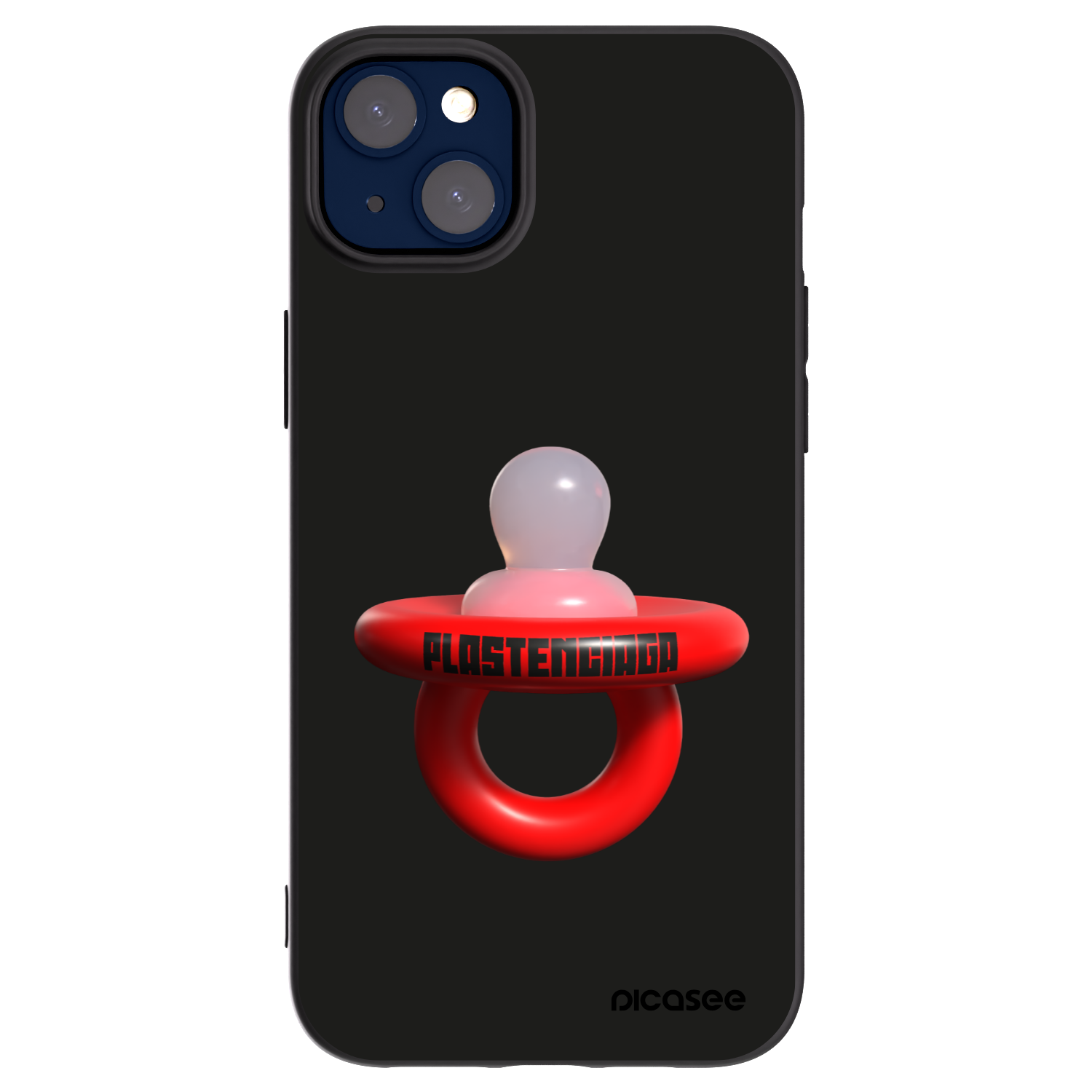 Picasee silikonski črni ovitek za Apple iPhone 14 Plus - Le Dudel