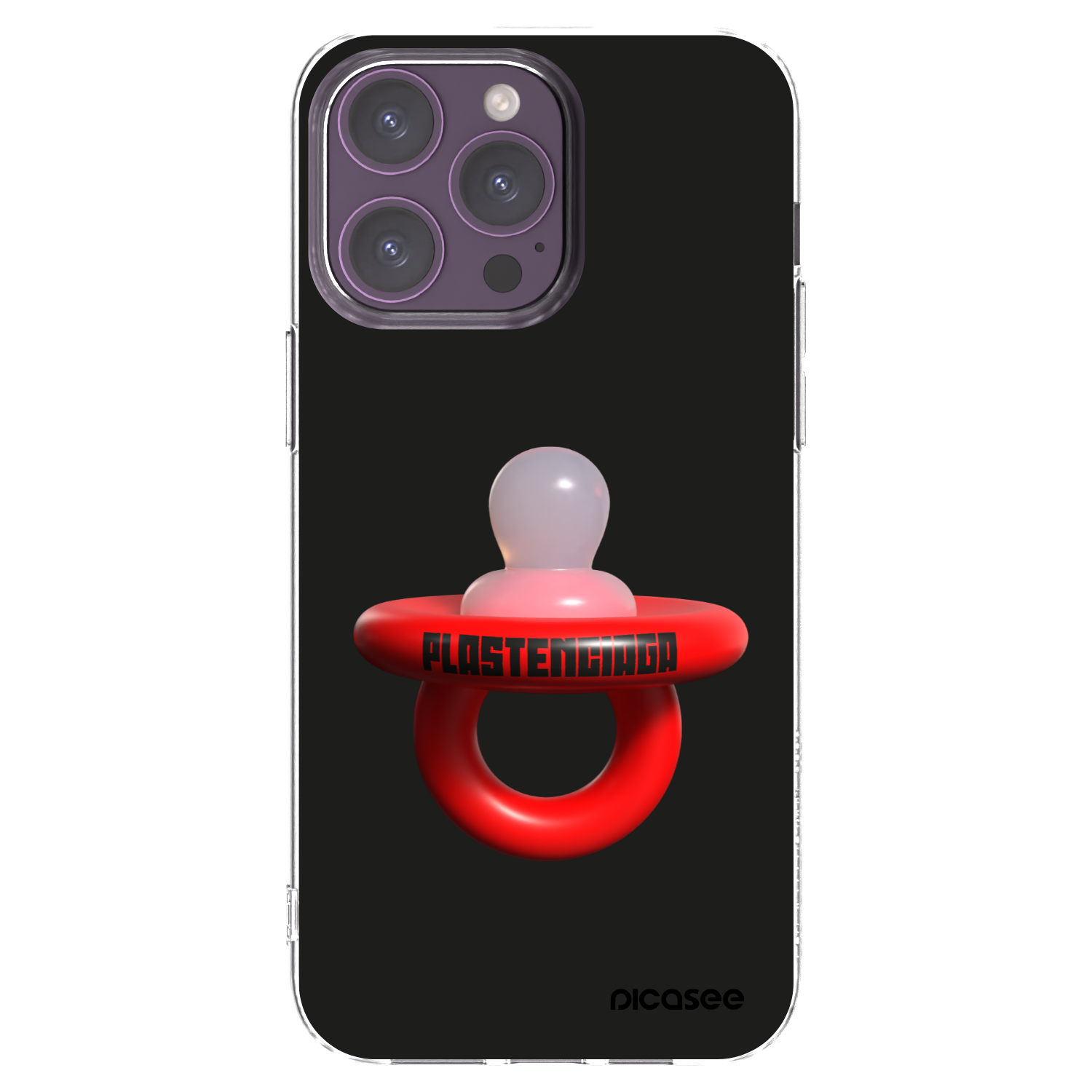 Picasee silikonski prozorni ovitek za Apple iPhone 14 Pro Max - Le Dudel