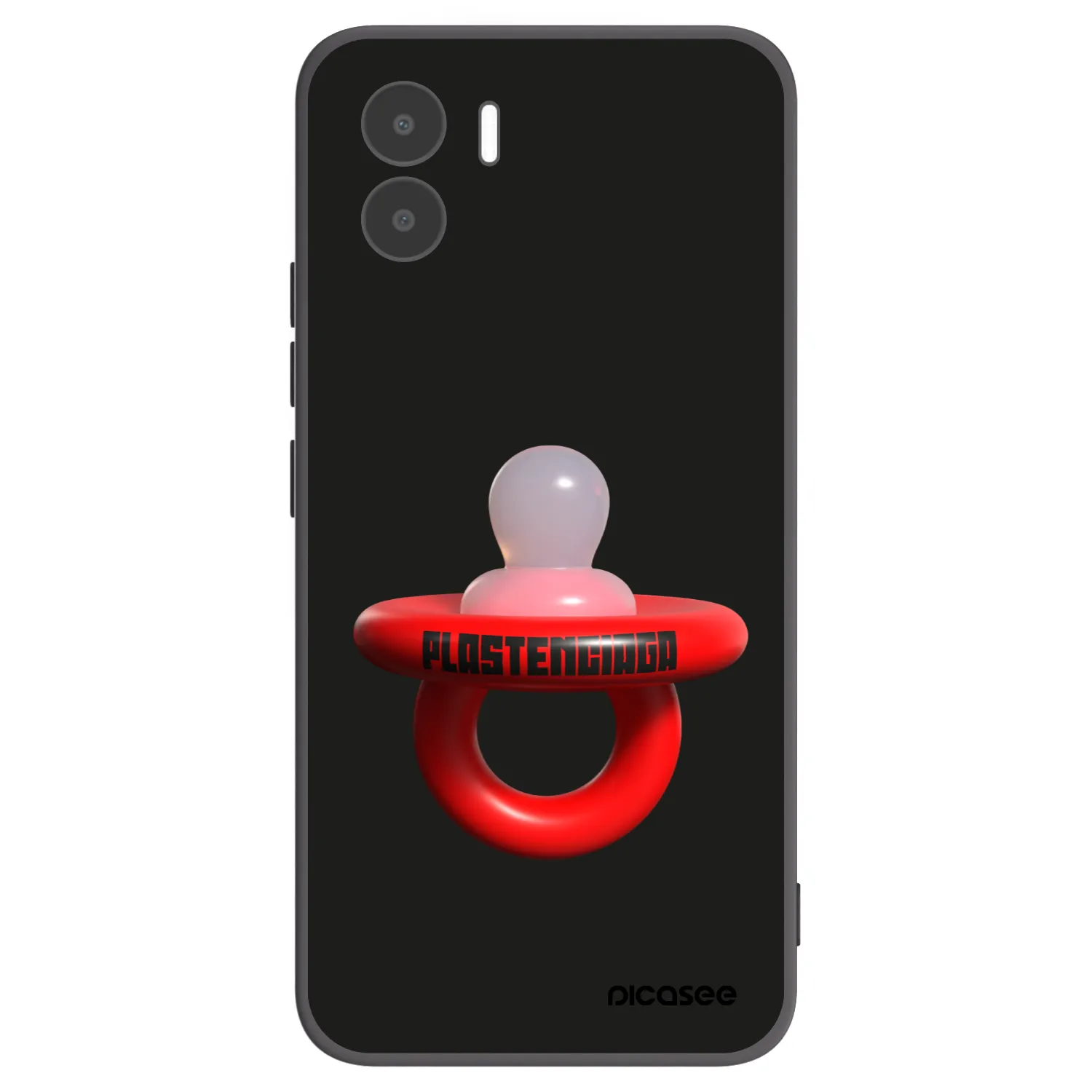Picasee silikonski črni ovitek za Xiaomi Redmi A1 - Le Dudel