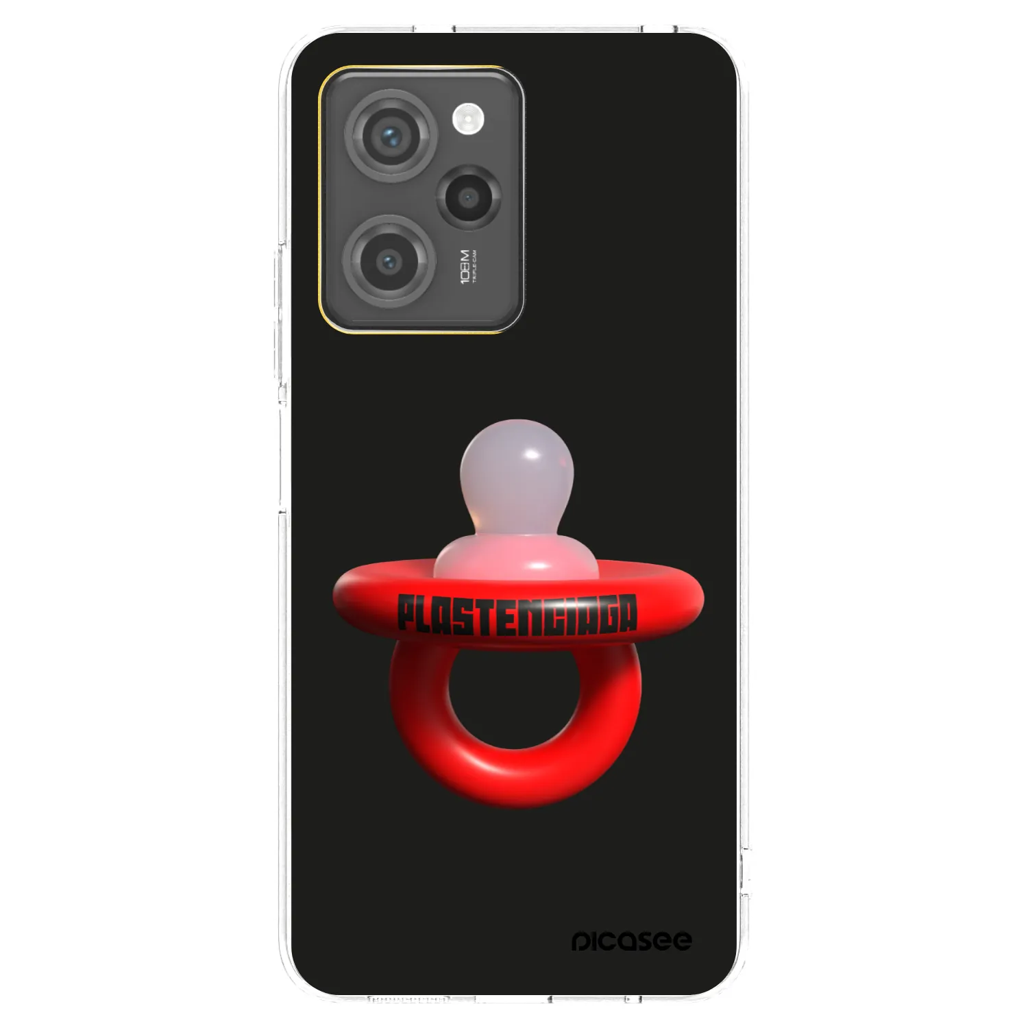 Picasee silikonski črni ovitek za Xiaomi Poco X5 Pro - Le Dudel