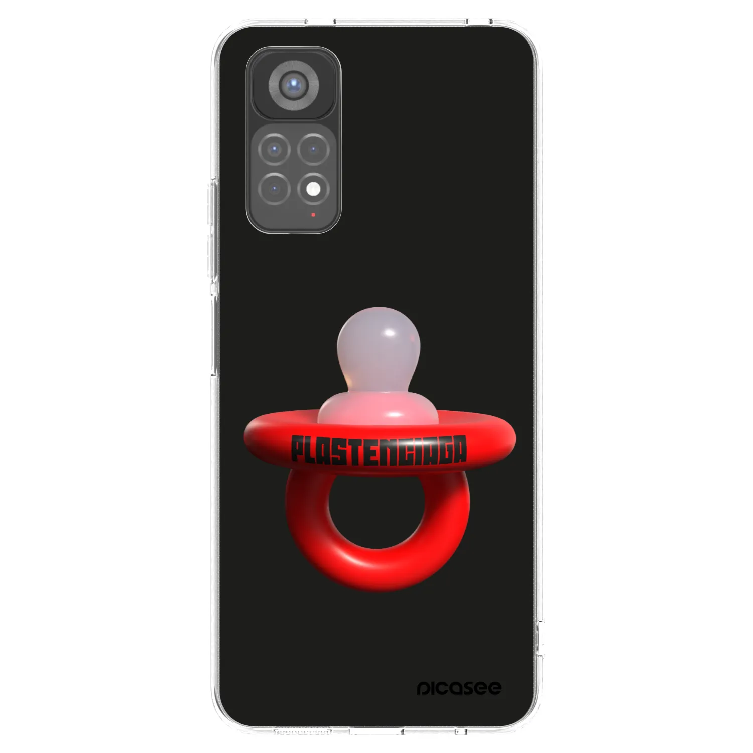 Picasee silikonski prozorni ovitek za Xiaomi Redmi Note 11S 5G - Le Dudel