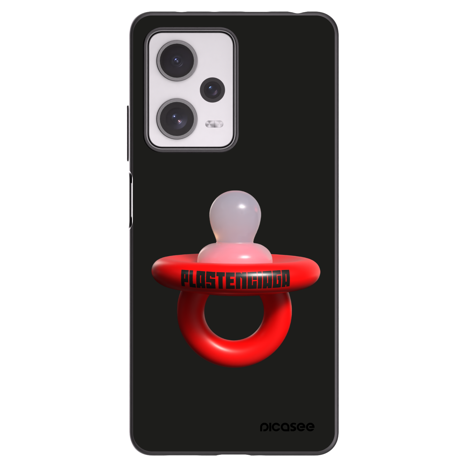 Picasee silikonski črni ovitek za Xiaomi Redmi Note 12 Pro+ 5G - Le Dudel