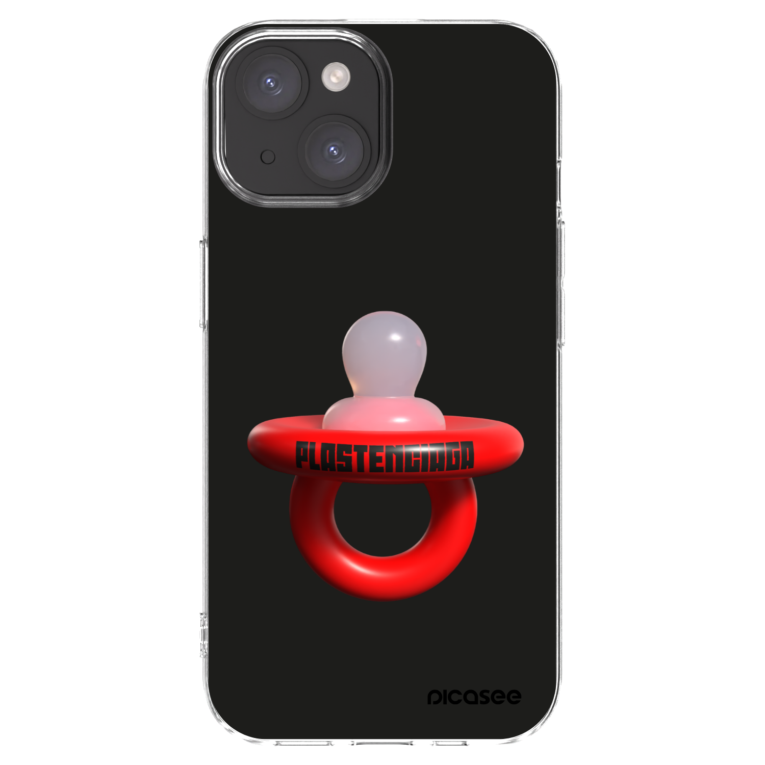 Picasee silikonski prozorni ovitek za Apple iPhone 15 - Le Dudel