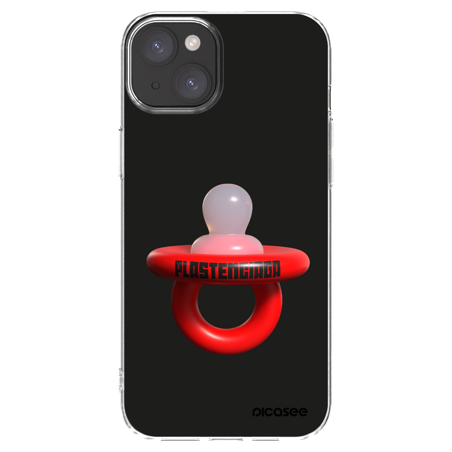 Picasee silikonski prozorni ovitek za Apple iPhone 15 Plus - Le Dudel