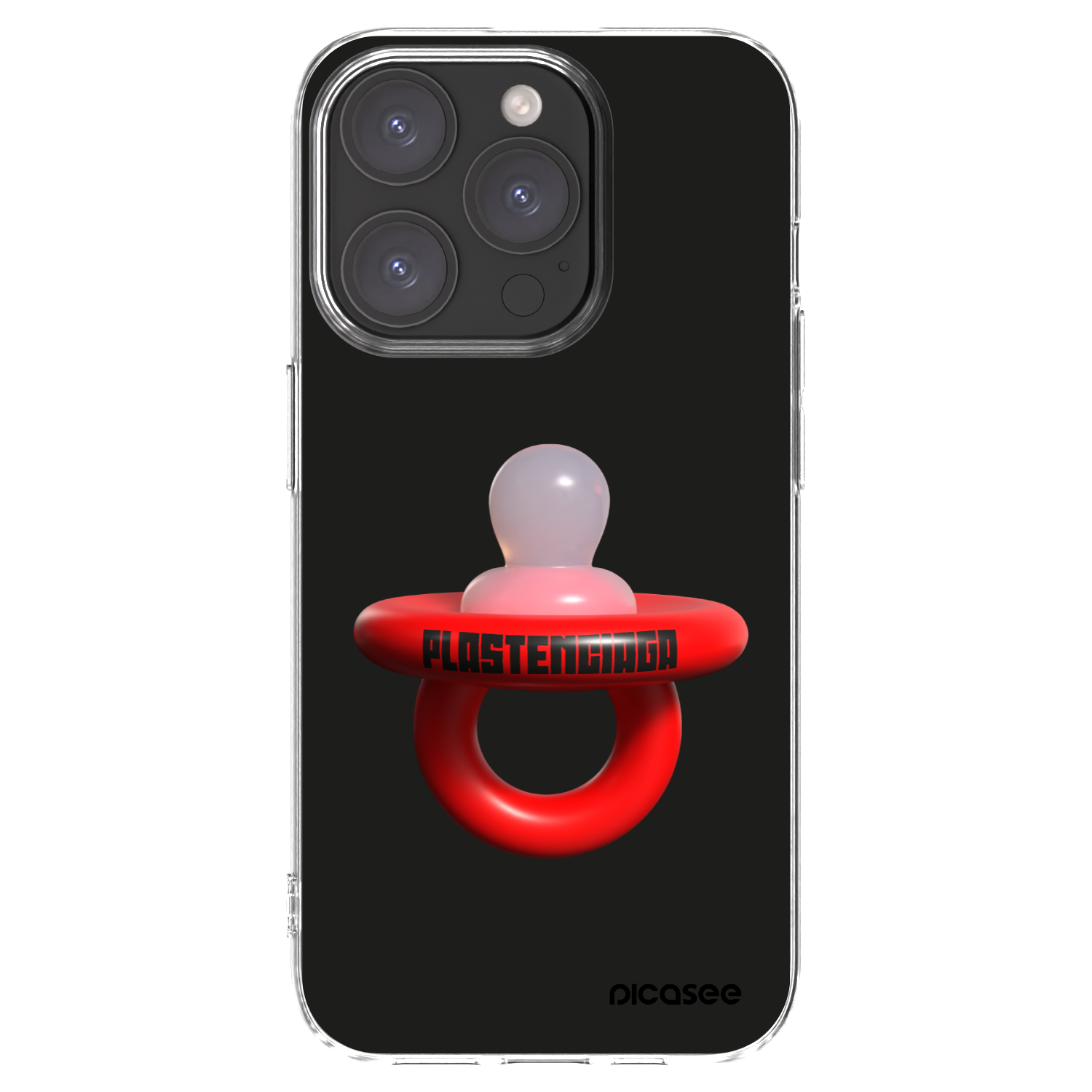 Picasee silikonski prozorni ovitek za Apple iPhone 15 Pro - Le Dudel
