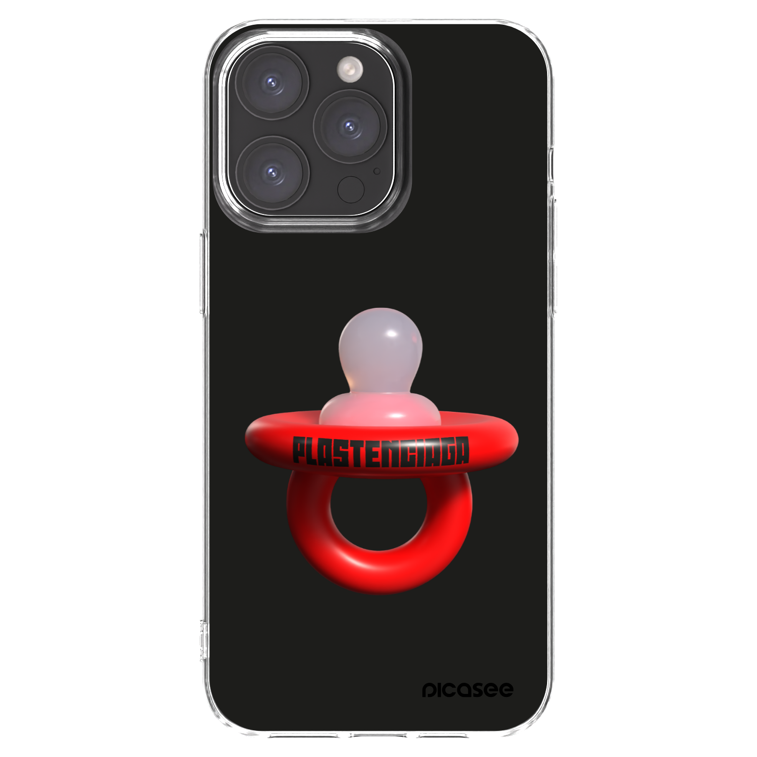 Picasee silikonski prozorni ovitek za Apple iPhone 15 Pro Max - Le Dudel