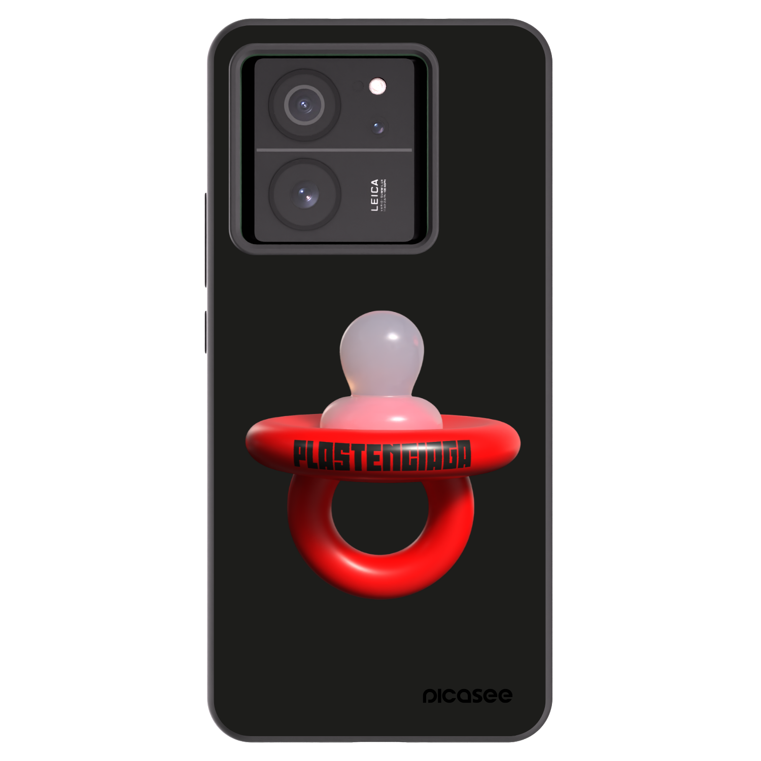 Picasee silikonski črni ovitek za Xiaomi 13T - Le Dudel