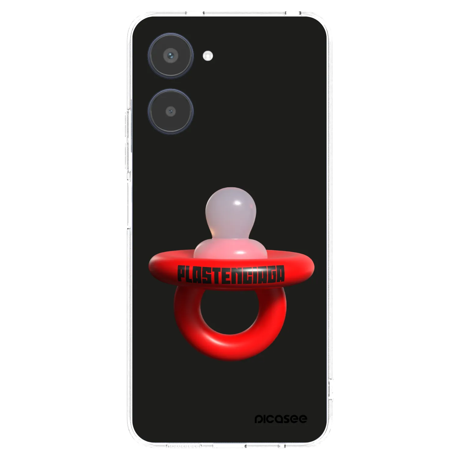 Picasee silikonski prozorni ovitek za Realme 10 4G - Le Dudel