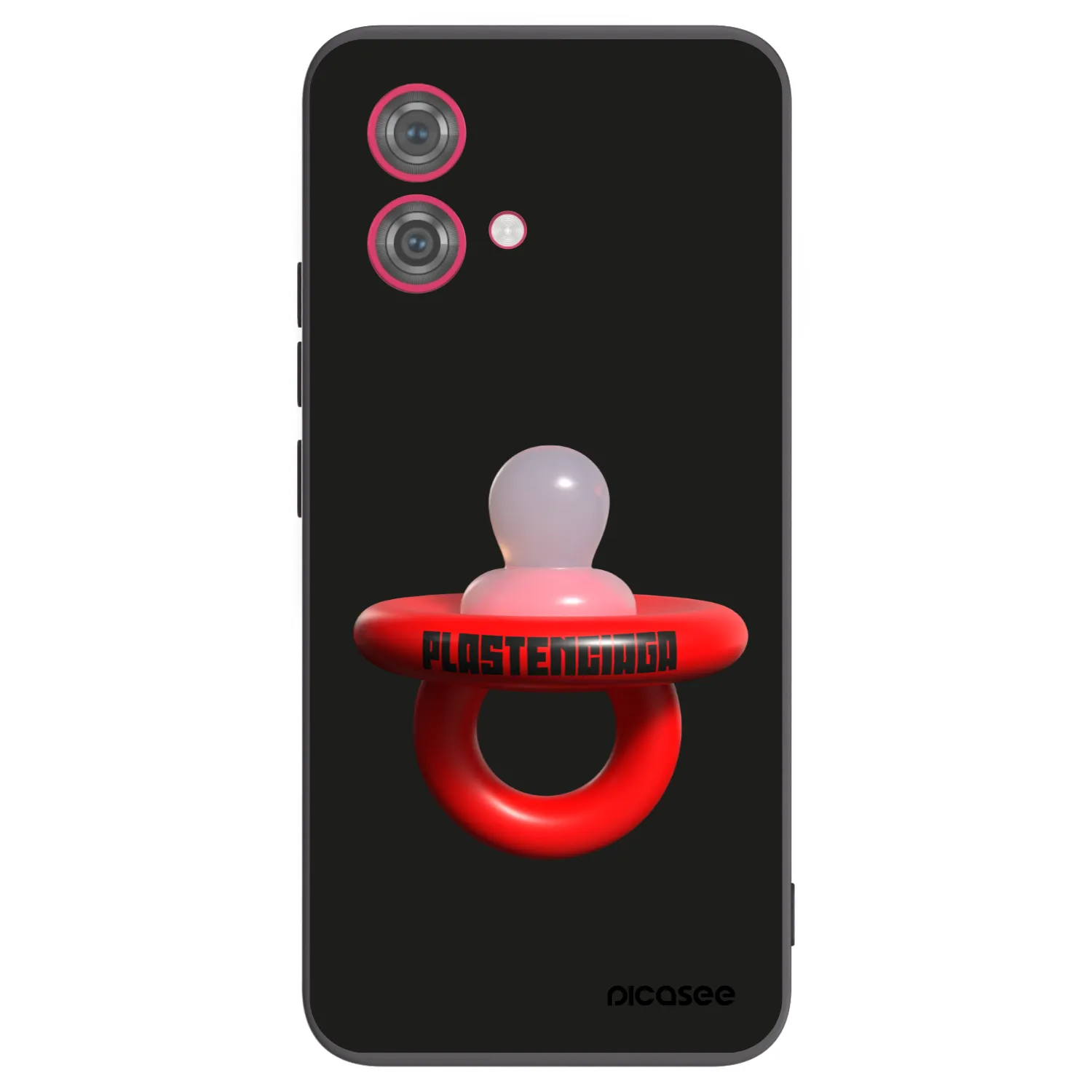 Picasee silikonski črni ovitek za Motorola Moto G84 5G - Le Dudel