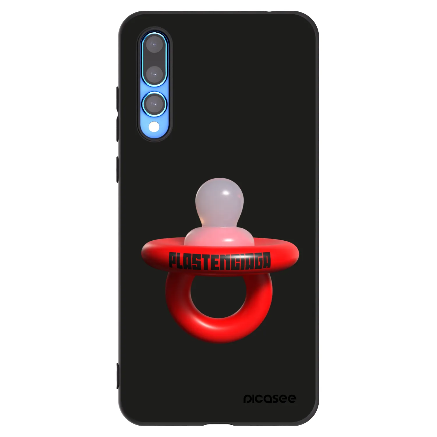 Picasee silikonski črni ovitek za Huawei P20 Pro - Le Dudel