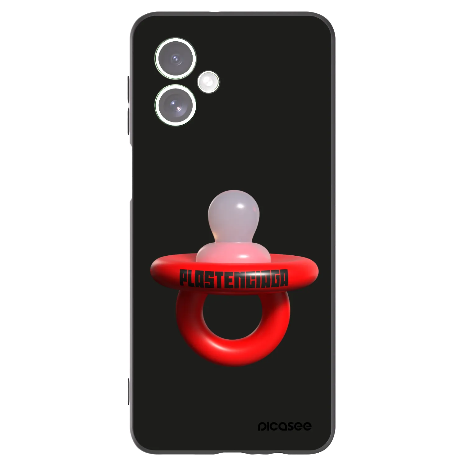Picasee silikonski črni ovitek za Motorola Moto G54 5G - Le Dudel