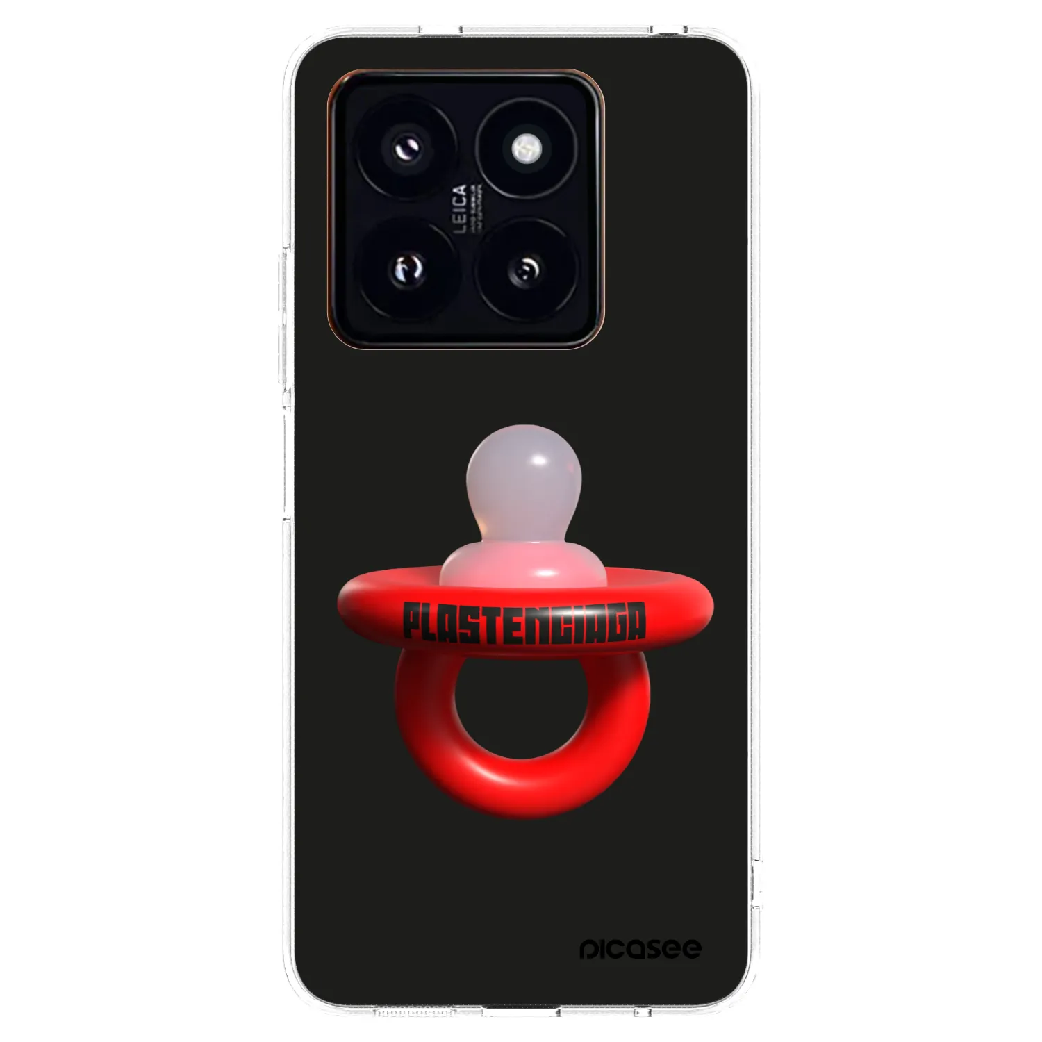 Picasee silikonski prozorni ovitek za Xiaomi 14 Pro - Le Dudel