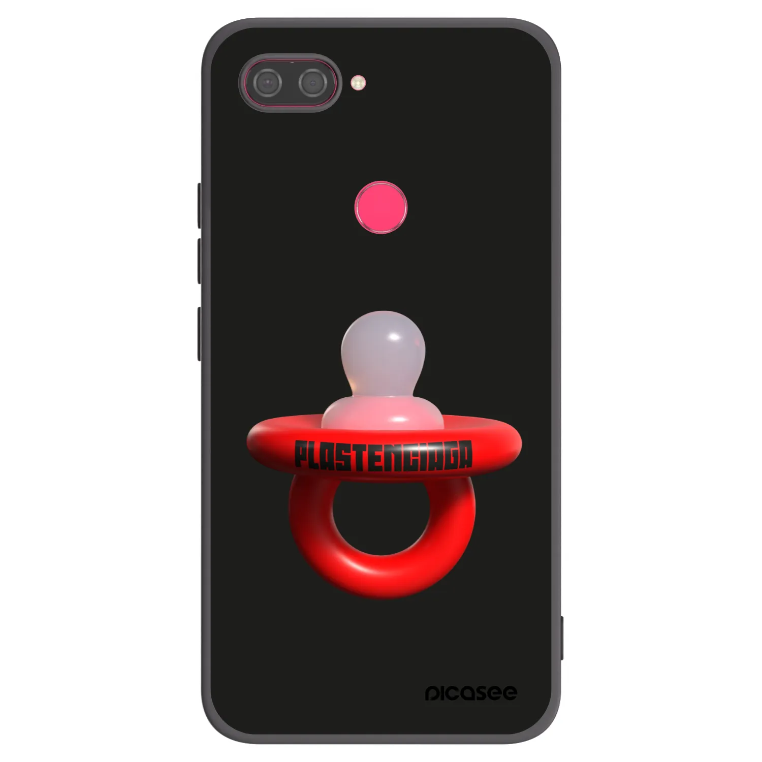 Picasee silikonski črni ovitek za Xiaomi Mi 8 Lite - Le Dudel