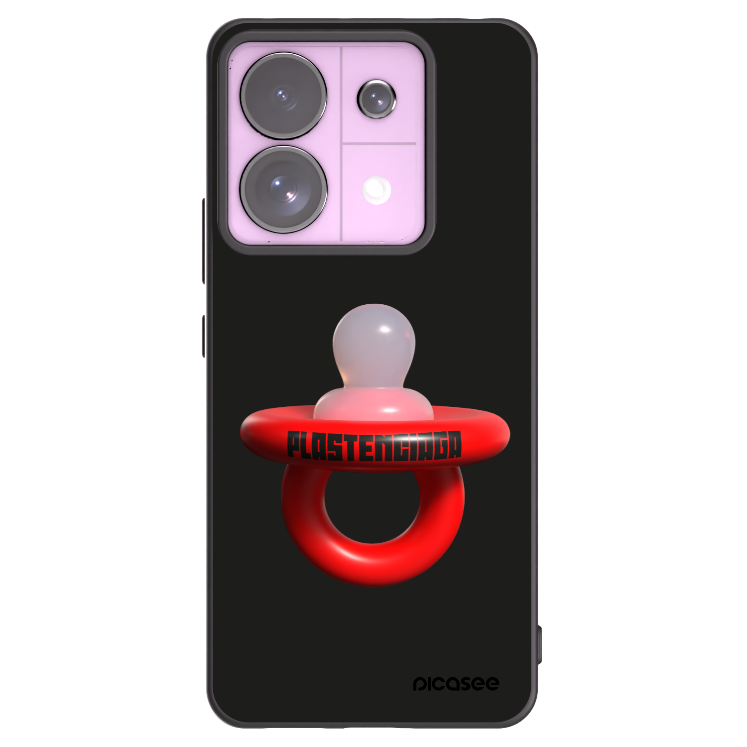 Picasee silikonski črni ovitek za Xiaomi Redmi Note 13 Pro 5G - Le Dudel