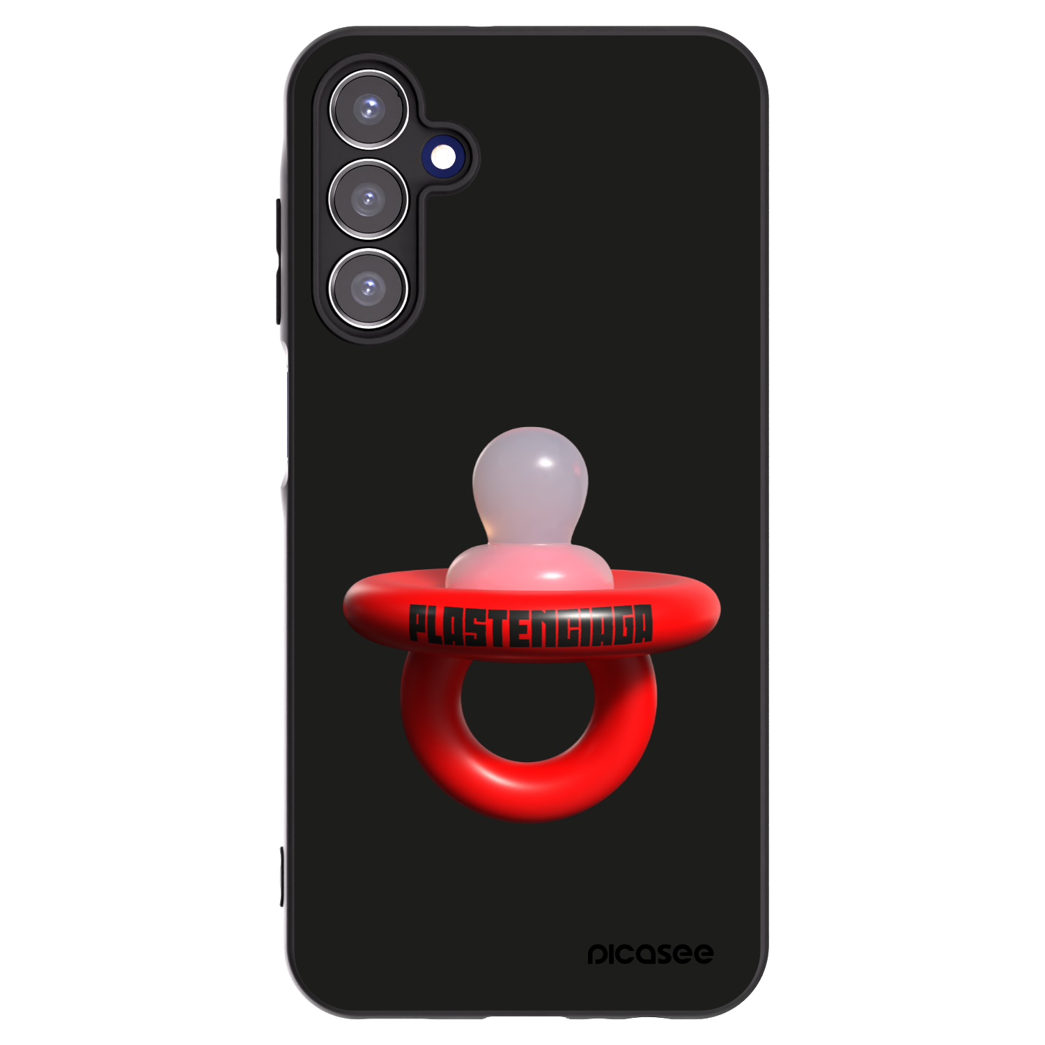 Picasee silikonski črni ovitek za Samsung Galaxy A15 A155F 4G - Le Dudel