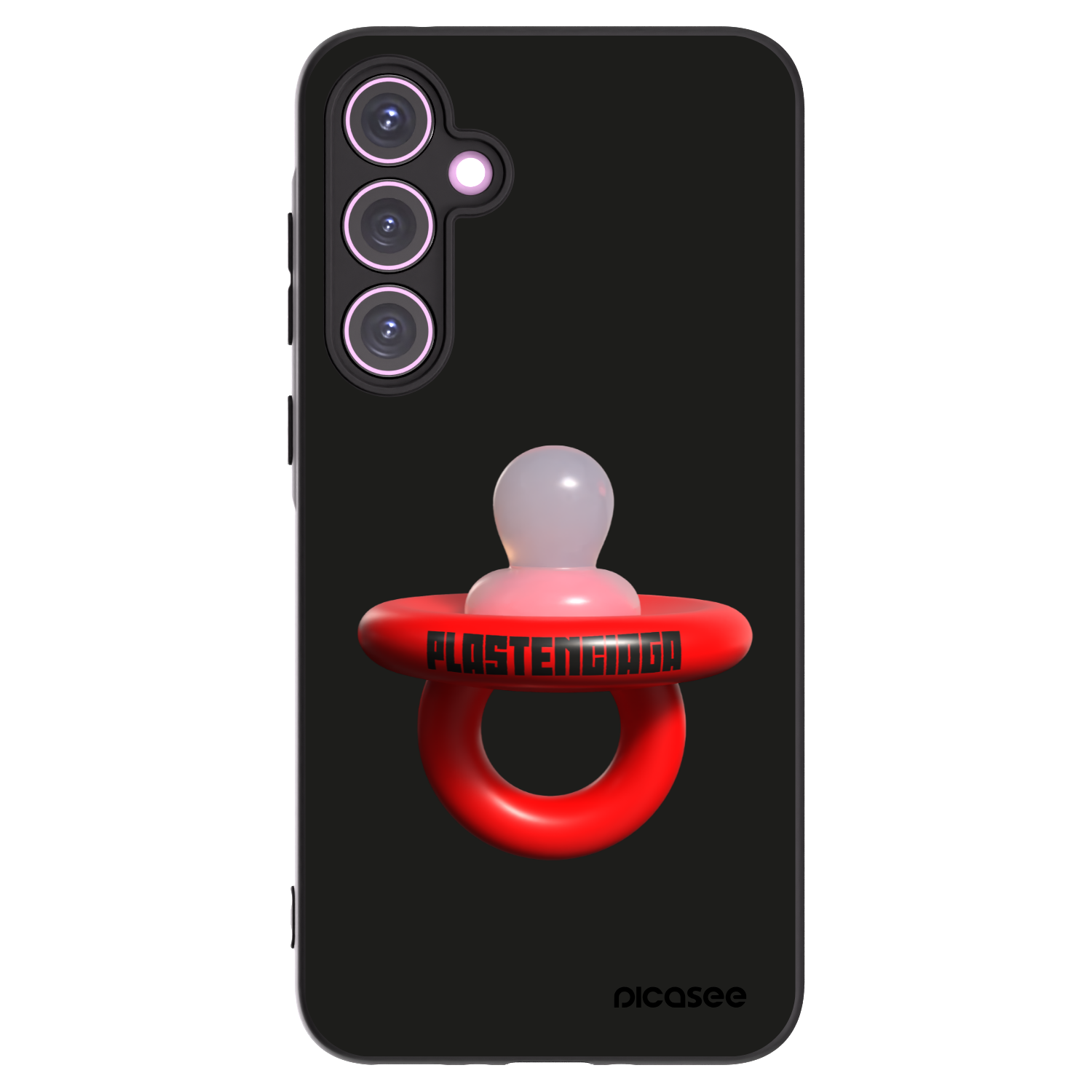 Picasee silikonski črni ovitek za Samsung Galaxy A35 5G A356B - Le Dudel