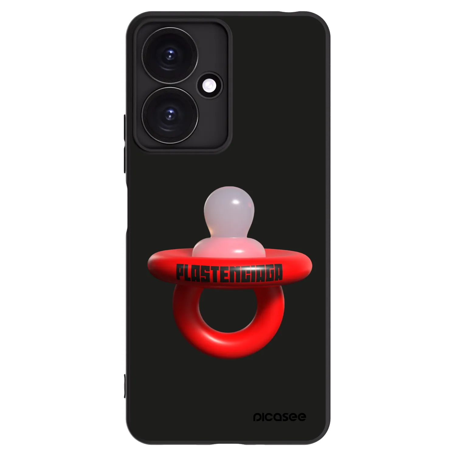 Picasee silikonski črni ovitek za Xiaomi Redmi 13C 5G - Le Dudel