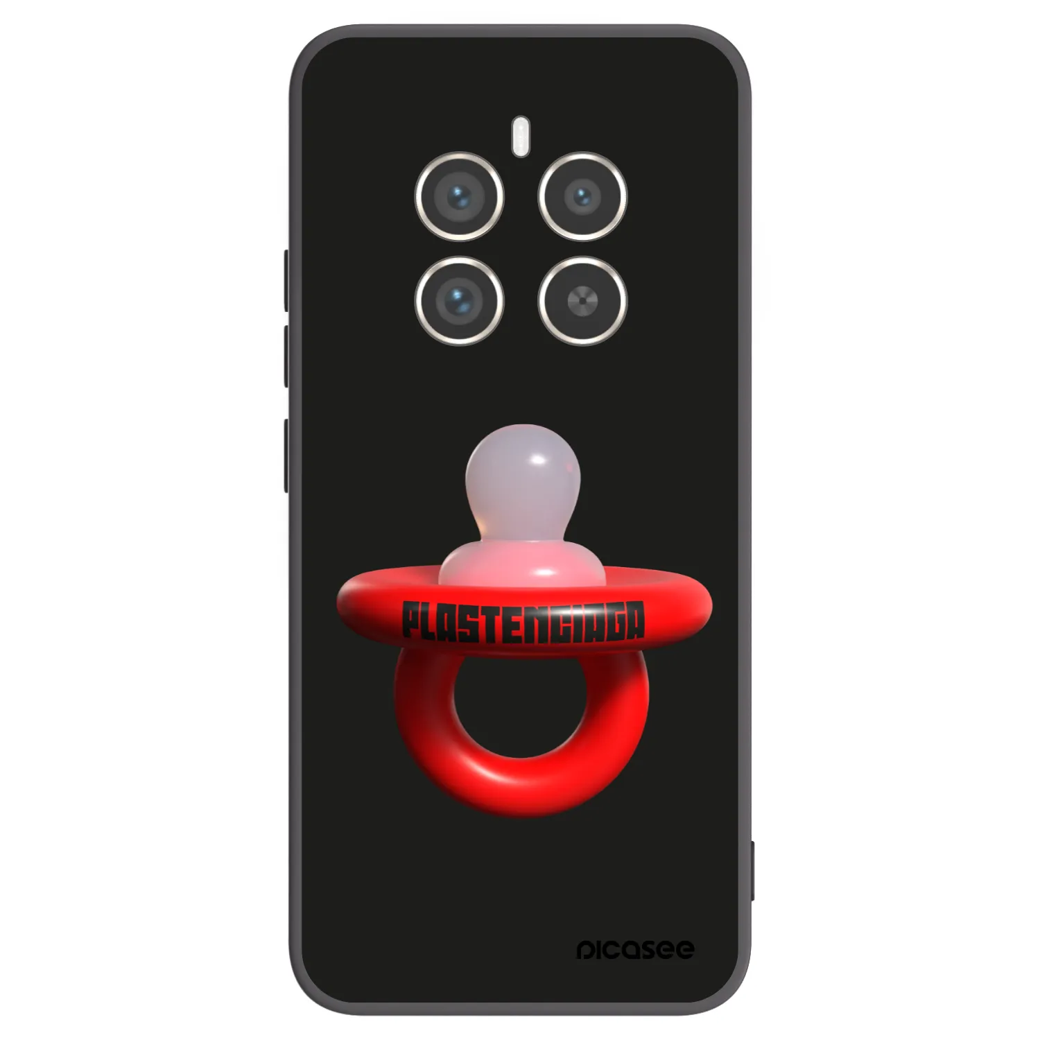 Picasee silikonski črni ovitek za Realme 12 Pro 5G - Le Dudel