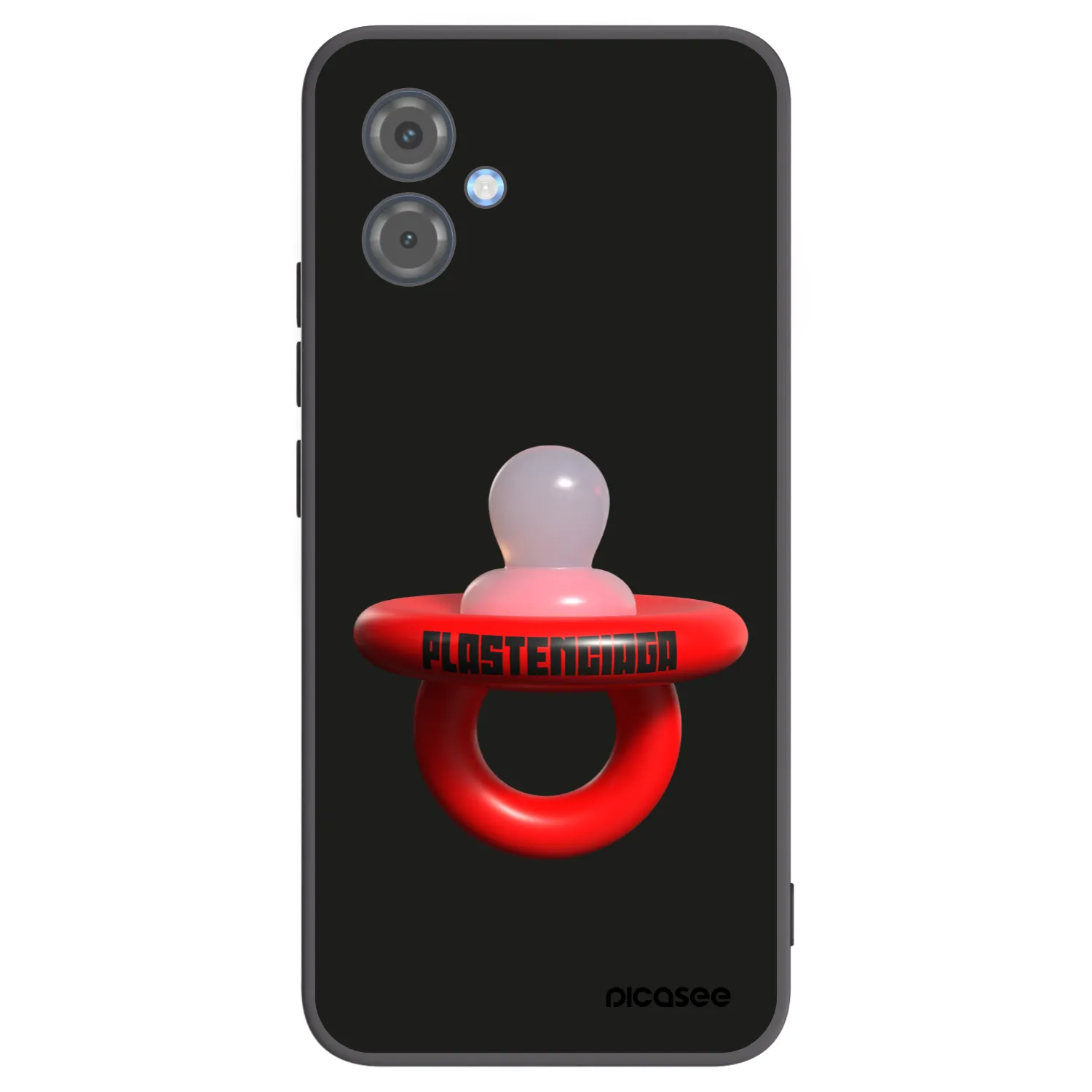 Picasee silikonski črni ovitek za Motorola Moto G14 - Le Dudel
