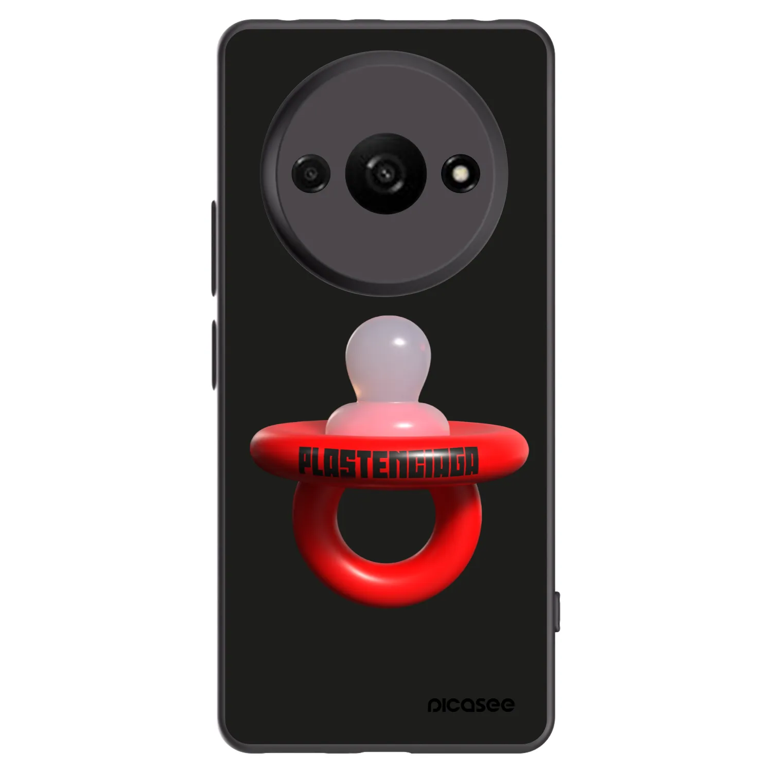 Picasee silikonski črni ovitek za Xiaomi Redmi A3 - Le Dudel