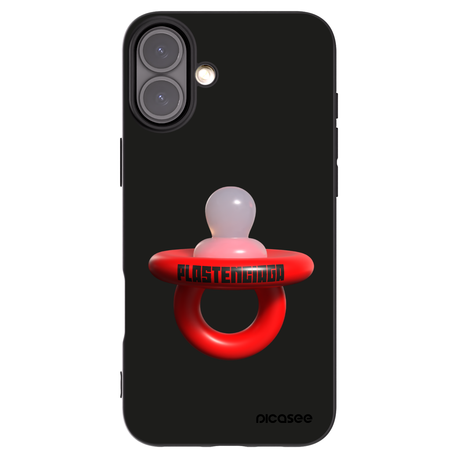 Picasee silikonski črni ovitek za Apple iPhone 16 Plus - Le Dudel