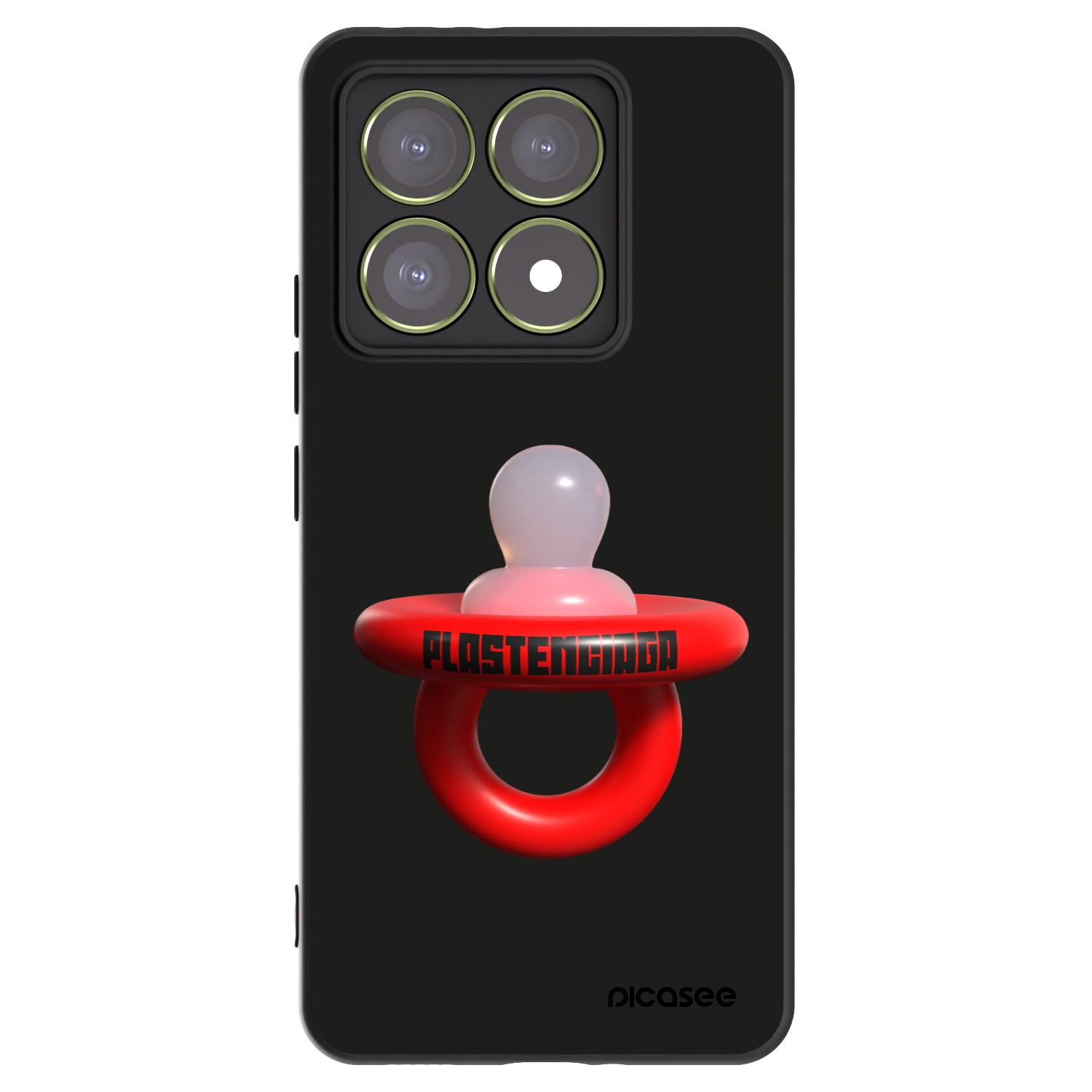 Picasee silikonski črni ovitek za Xiaomi 14T - Le Dudel