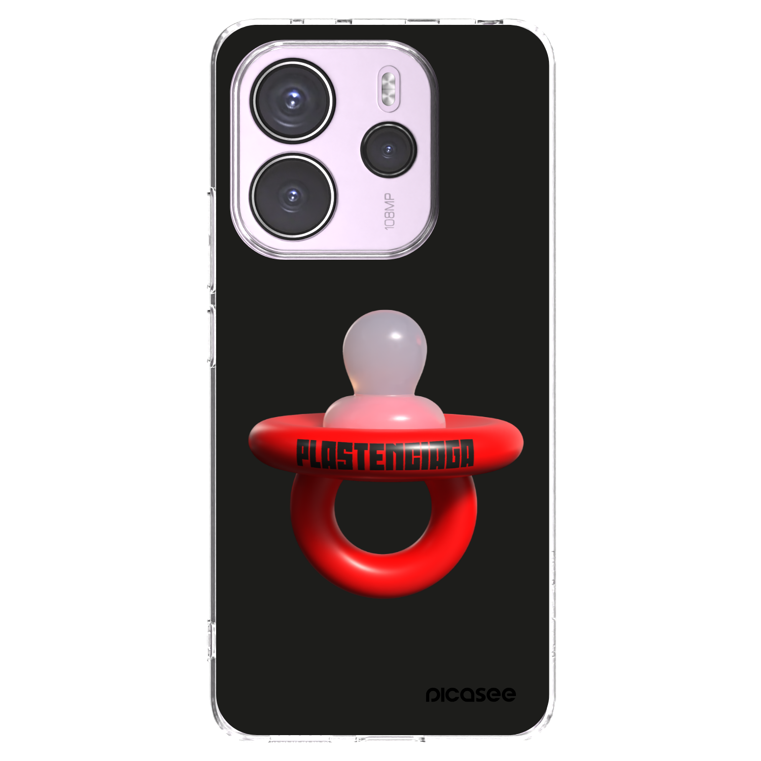 Picasee silikonski prozorni ovitek za Xiaomi Redmi Note 14 4G - Le Dudel