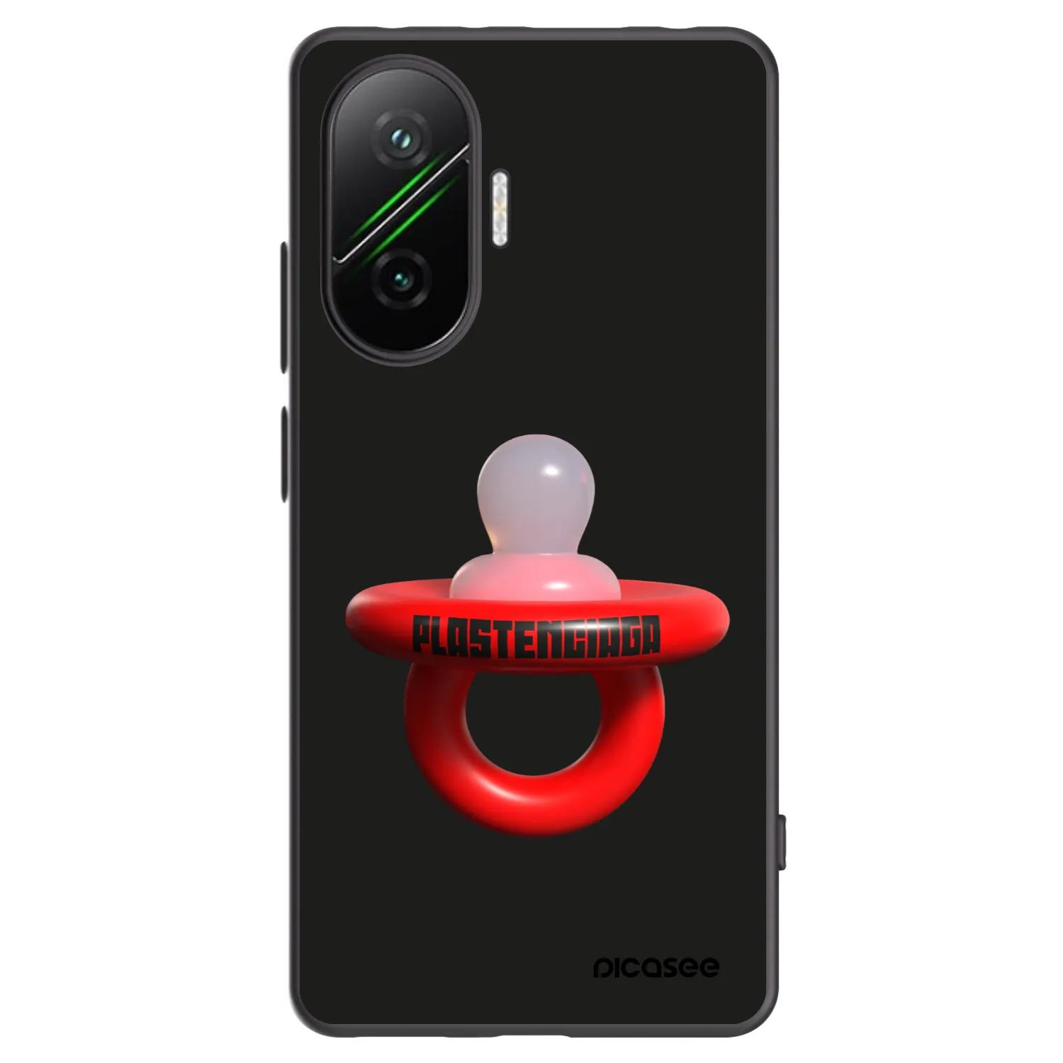Picasee silikonski črni ovitek za Xiaomi Poco F7 5G - Le Dudel