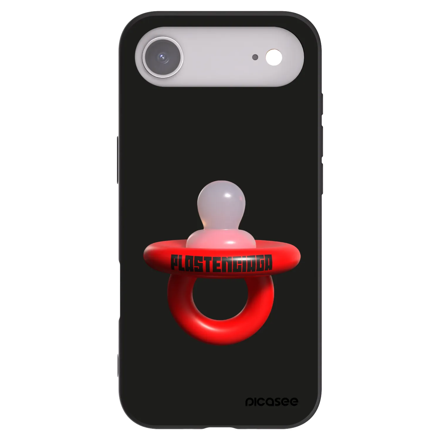 Picasee silikonski črni ovitek za Apple iPhone Air - Le Dudel