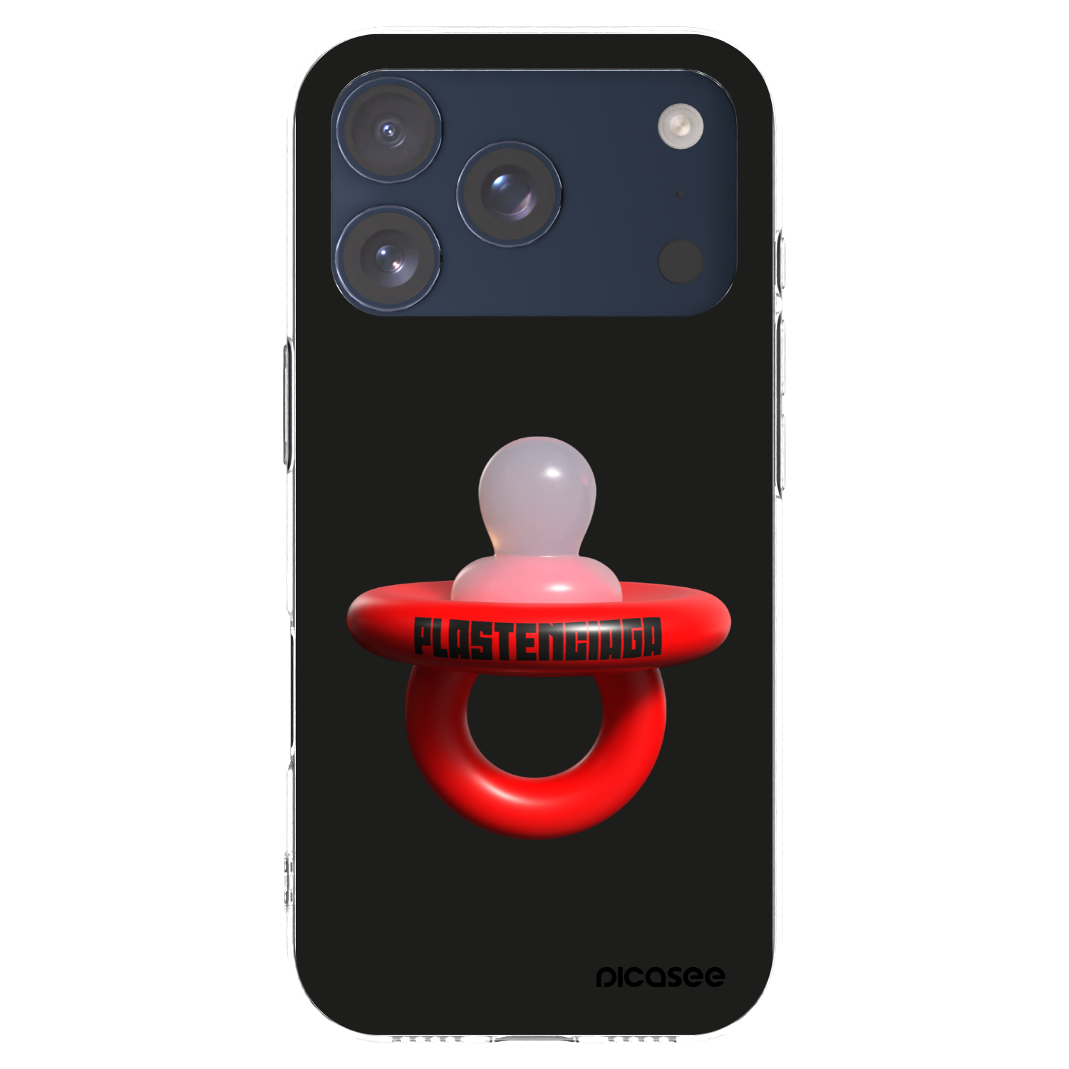 Picasee silikonski prozorni ovitek za Apple iPhone 17 Pro - Le Dudel