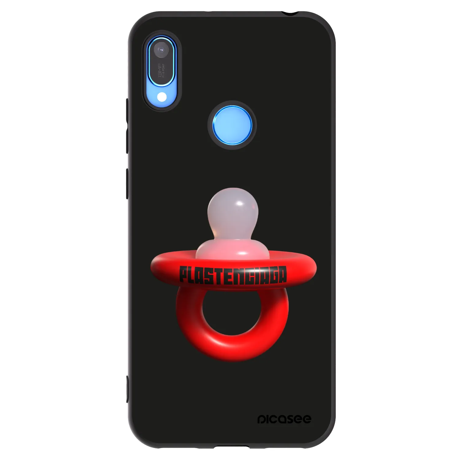 Picasee silikonski črni ovitek za Huawei Y6 2019 - Le Dudel