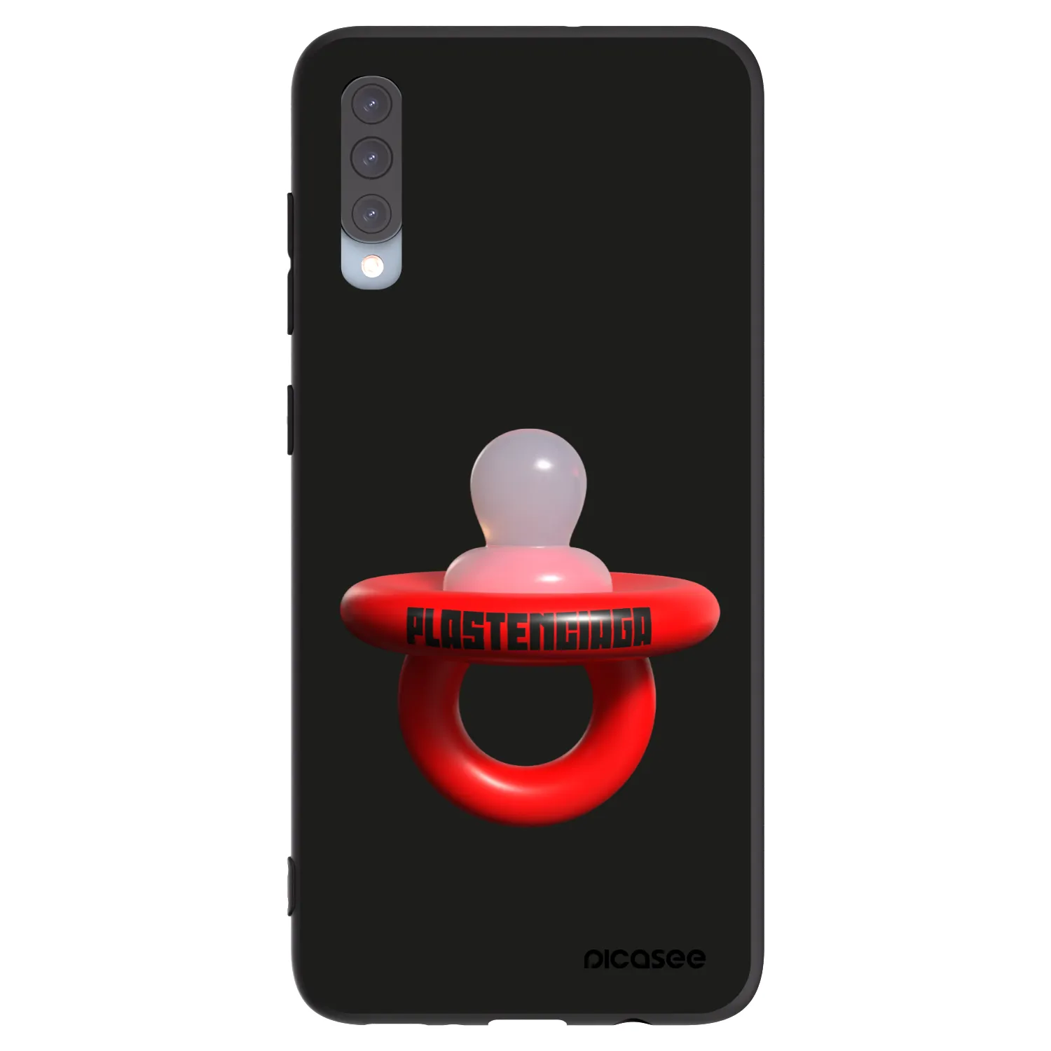 Picasee silikonski črni ovitek za Samsung Galaxy A70 A705F - Le Dudel