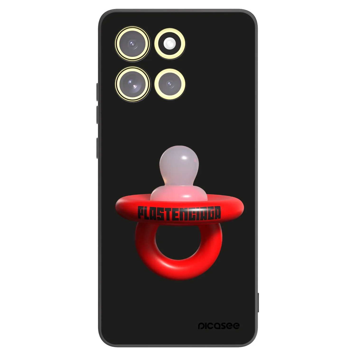 Picasee silikonski črni ovitek za Motorola Moto G86 5G - Le Dudel