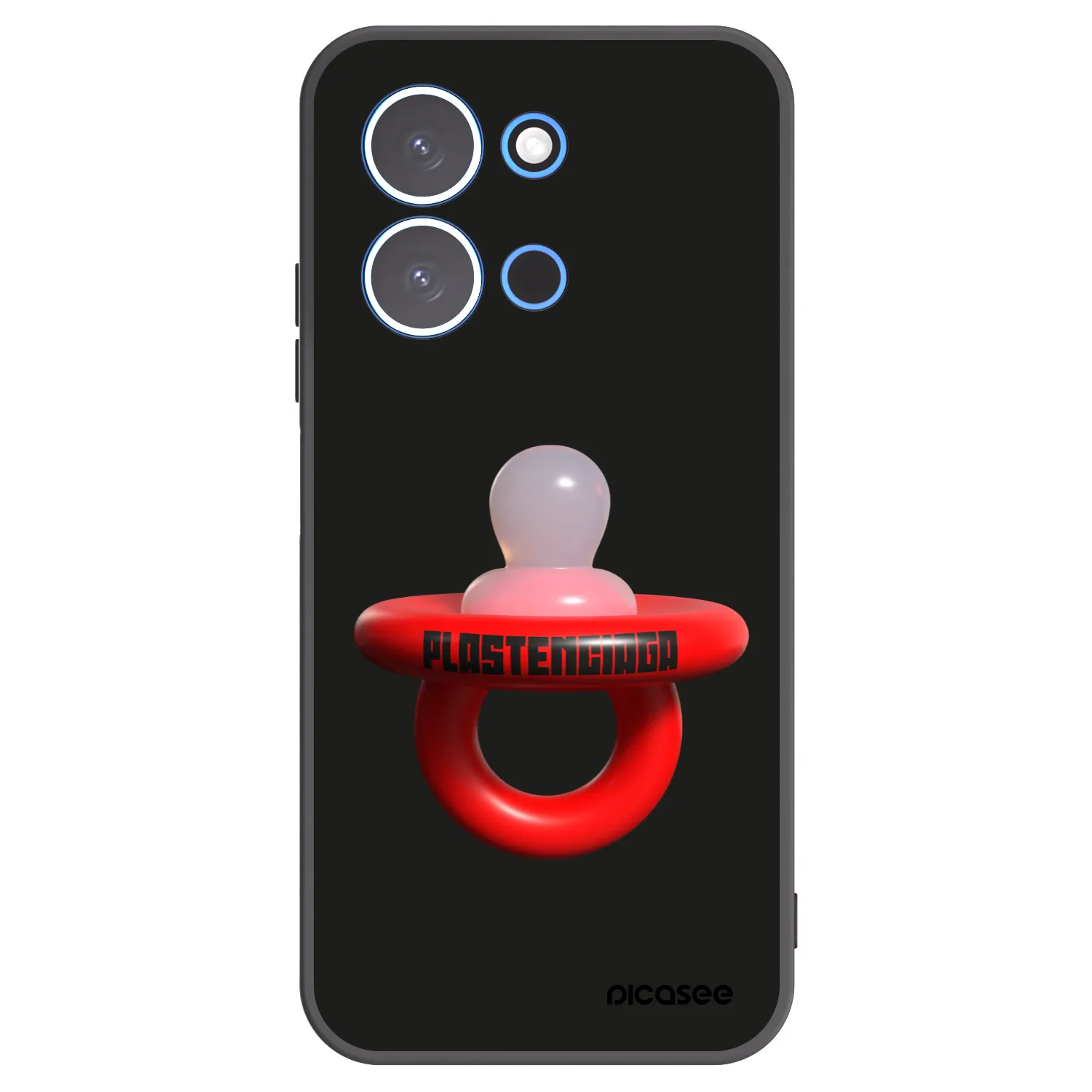 Picasee silikonski črni ovitek za Xiaomi Redmi 15C 4G - Le Dudel