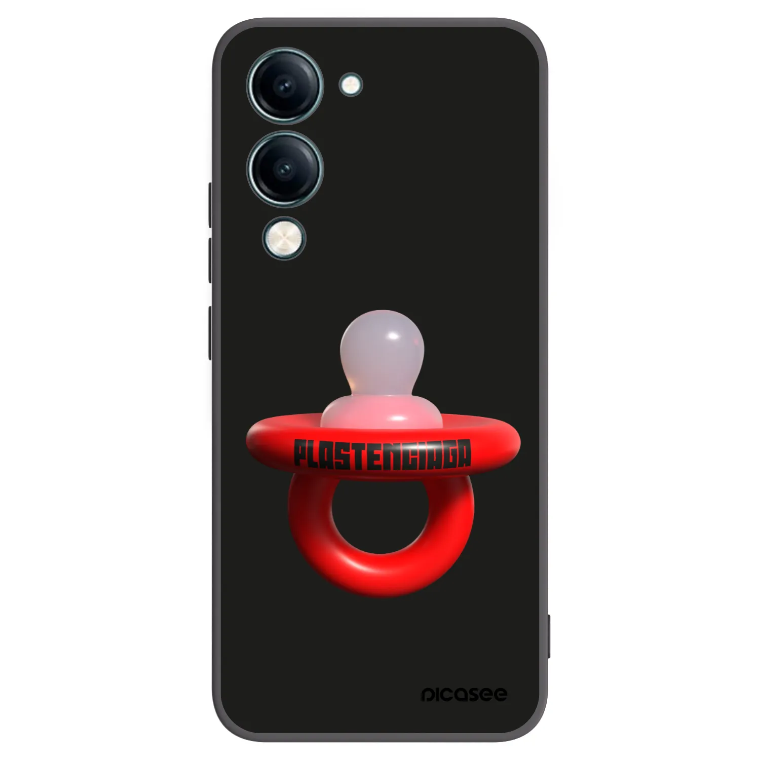 Picasee silikonski črni ovitek za Vivo Y29s 5G - Le Dudel