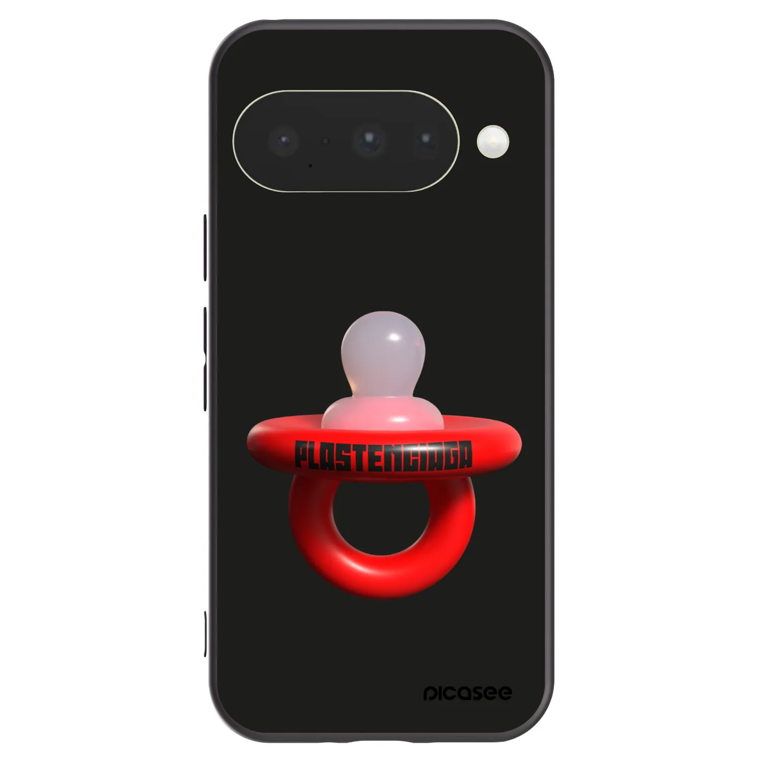 Picasee silikonski črni ovitek za Google Pixel 10 - Le Dudel