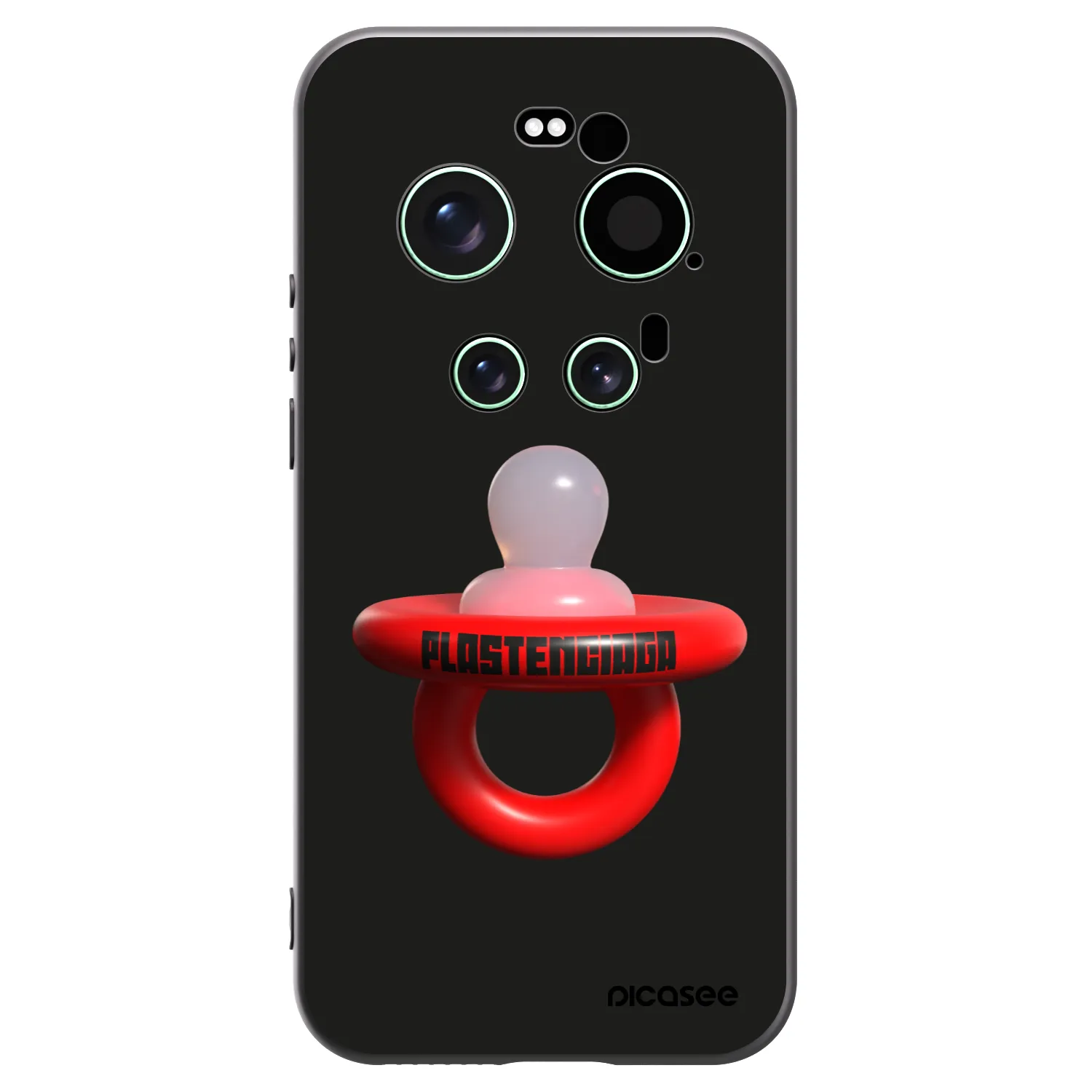 Picasee silikonski črni ovitek za Xiaomi 17 Ultra - Le Dudel