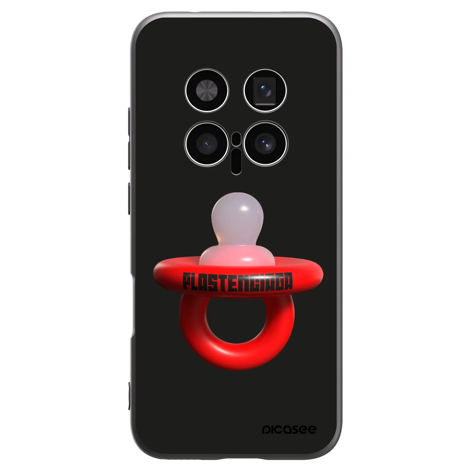 Picasee silikonski črni ovitek za Honor Magic8 Pro 5G - Le Dudel