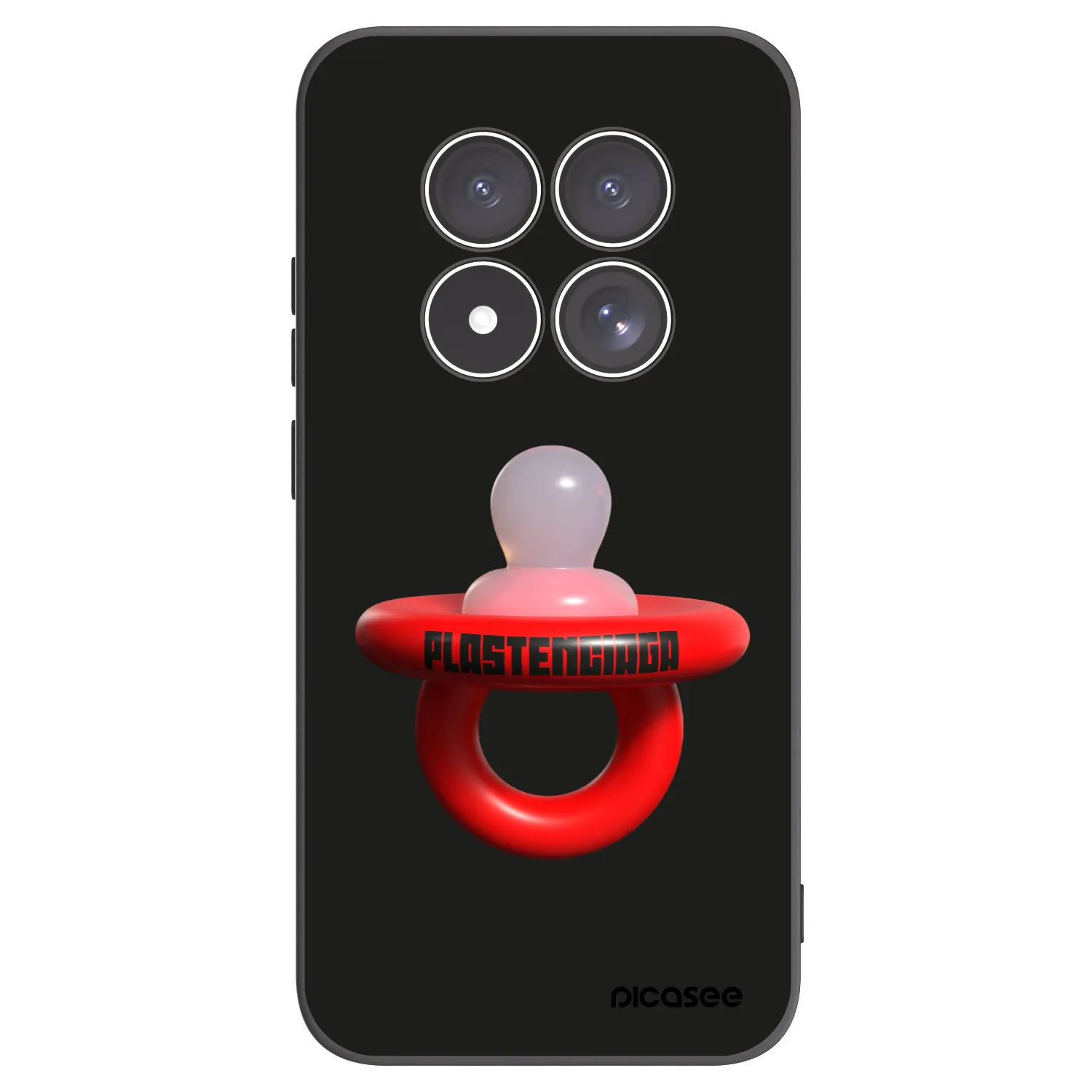 Picasee silikonski črni ovitek za Xiaomi Redmi Note 15 Pro 5G - Le Dudel