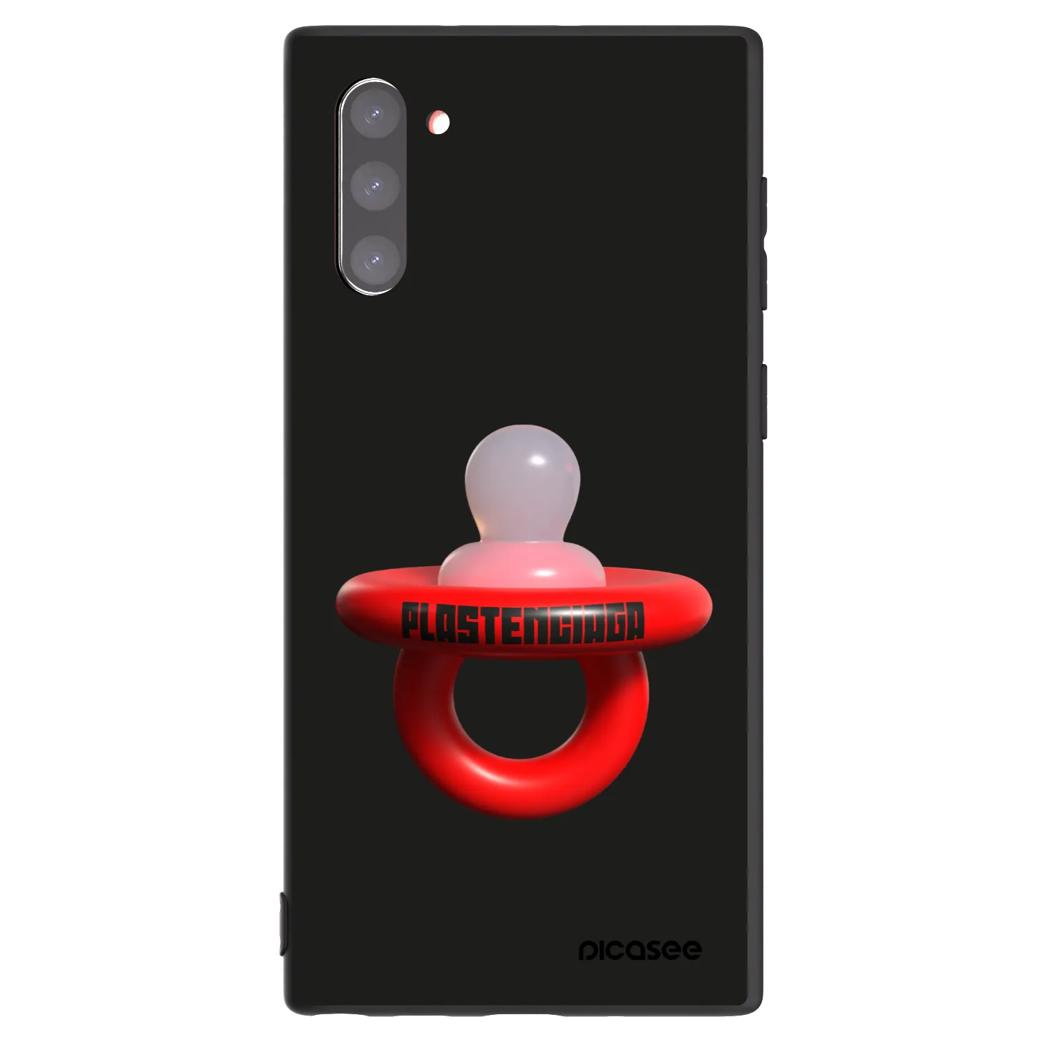 Picasee silikonski črni ovitek za Samsung Galaxy Note 10 N970F - Le Dudel