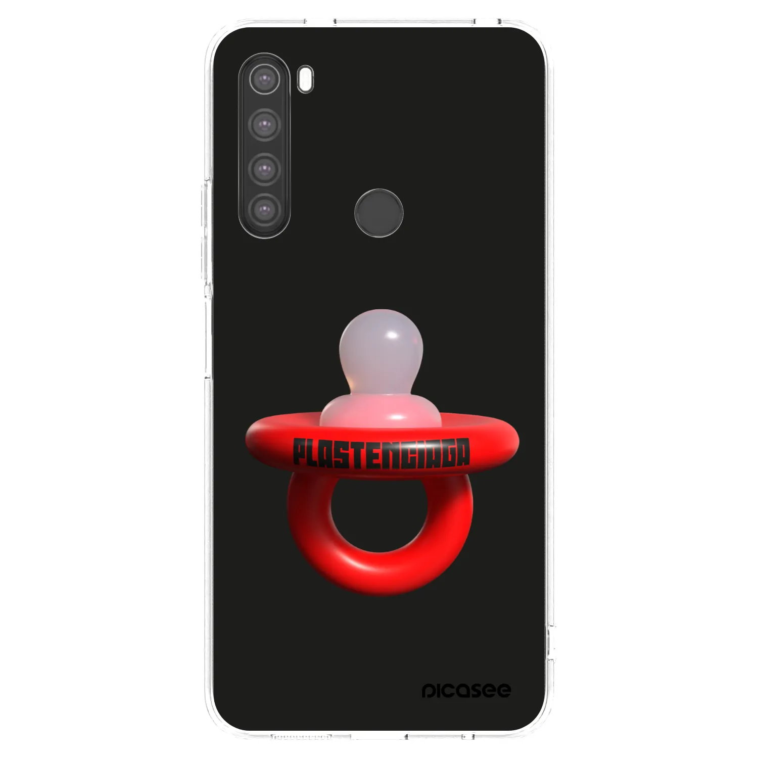 Picasee silikonski prozorni ovitek za Xiaomi Redmi Note 8 - Le Dudel