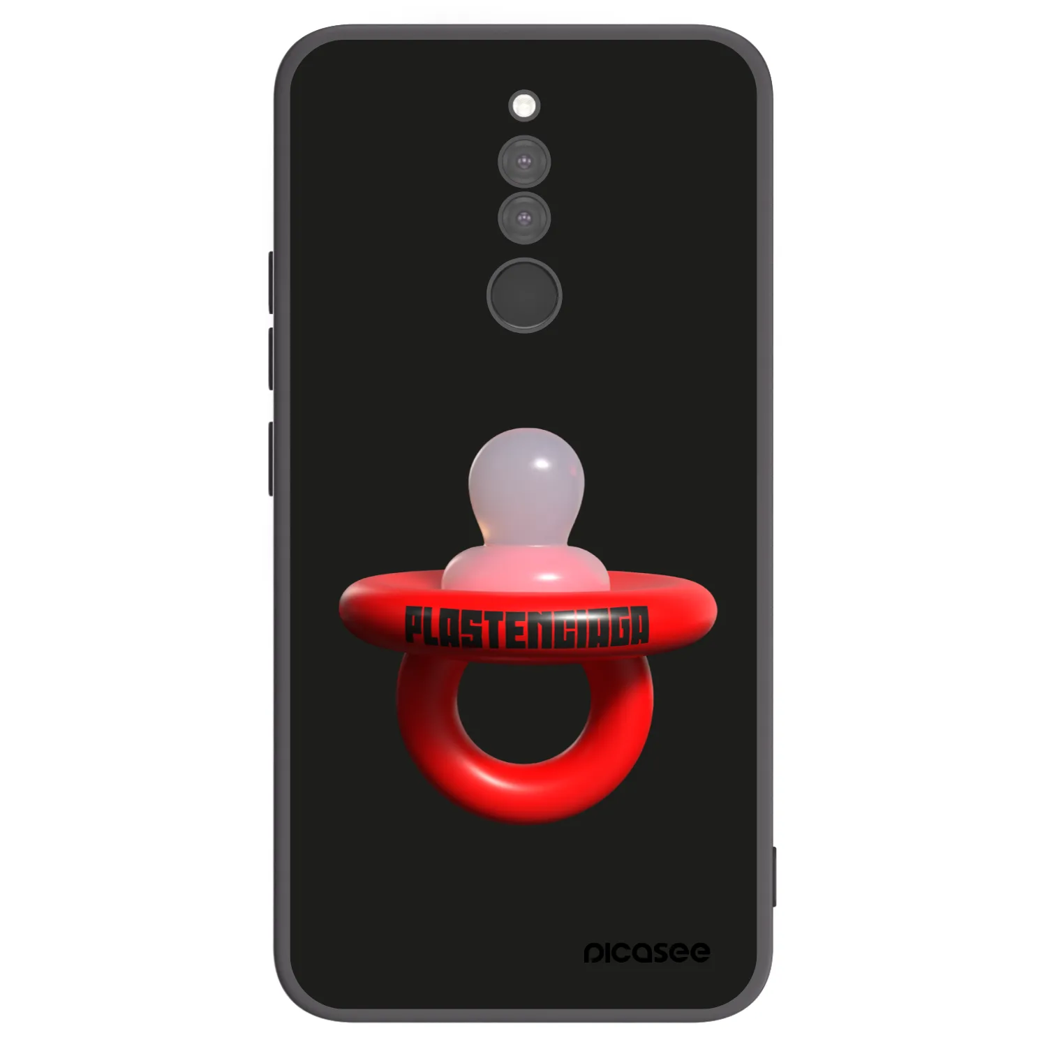 Picasee silikonski črni ovitek za Xiaomi Redmi 8 - Le Dudel