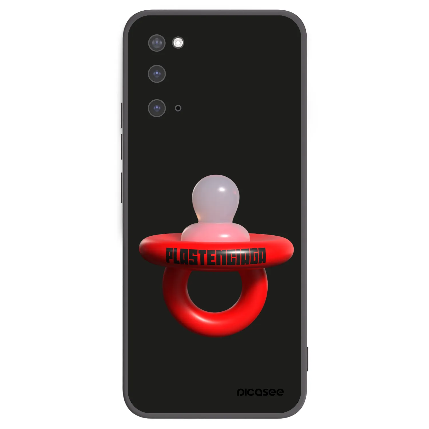 Picasee silikonski črni ovitek za Samsung Galaxy S20 G980F - Le Dudel