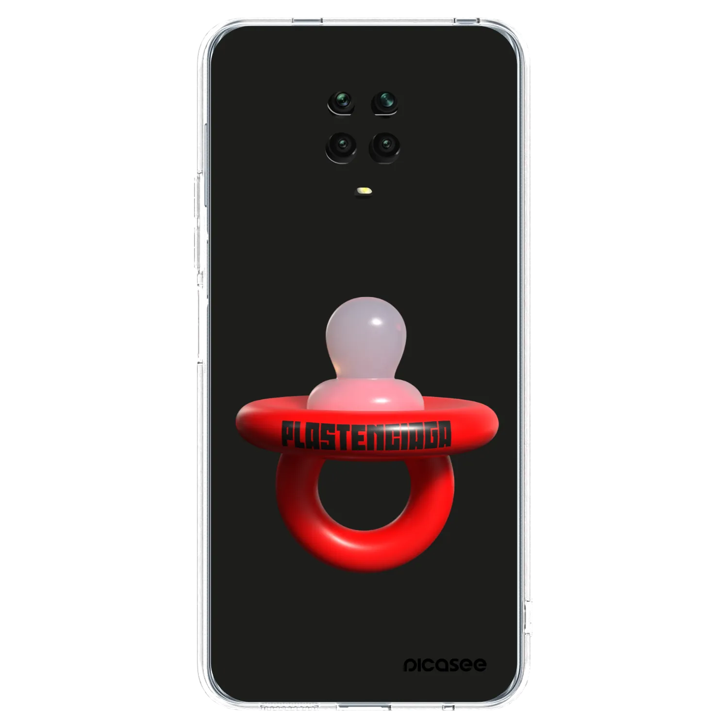 Picasee silikonski prozorni ovitek za Xiaomi Redmi Note 9 Pro - Le Dudel