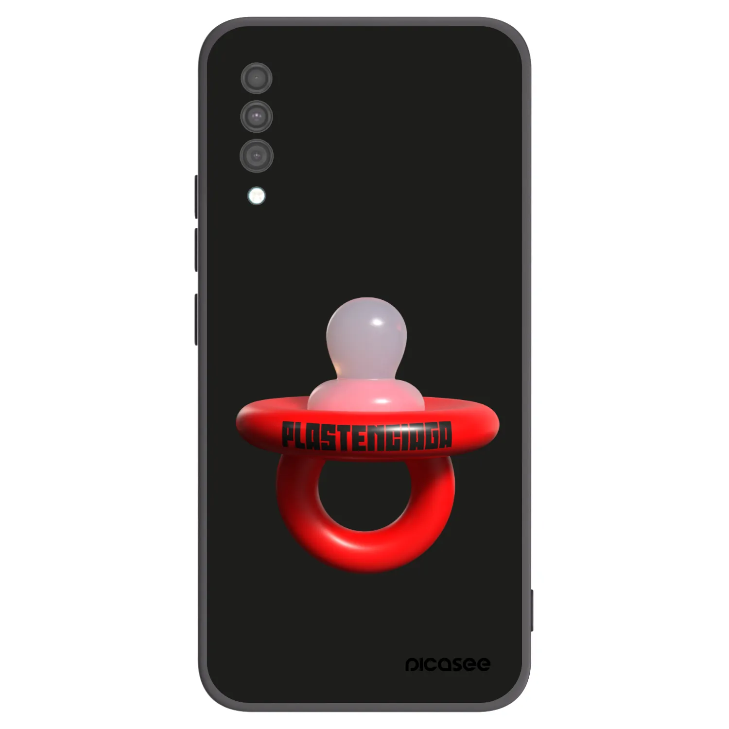 Picasee silikonski črni ovitek za Samsung Galaxy A30s A307F - Le Dudel