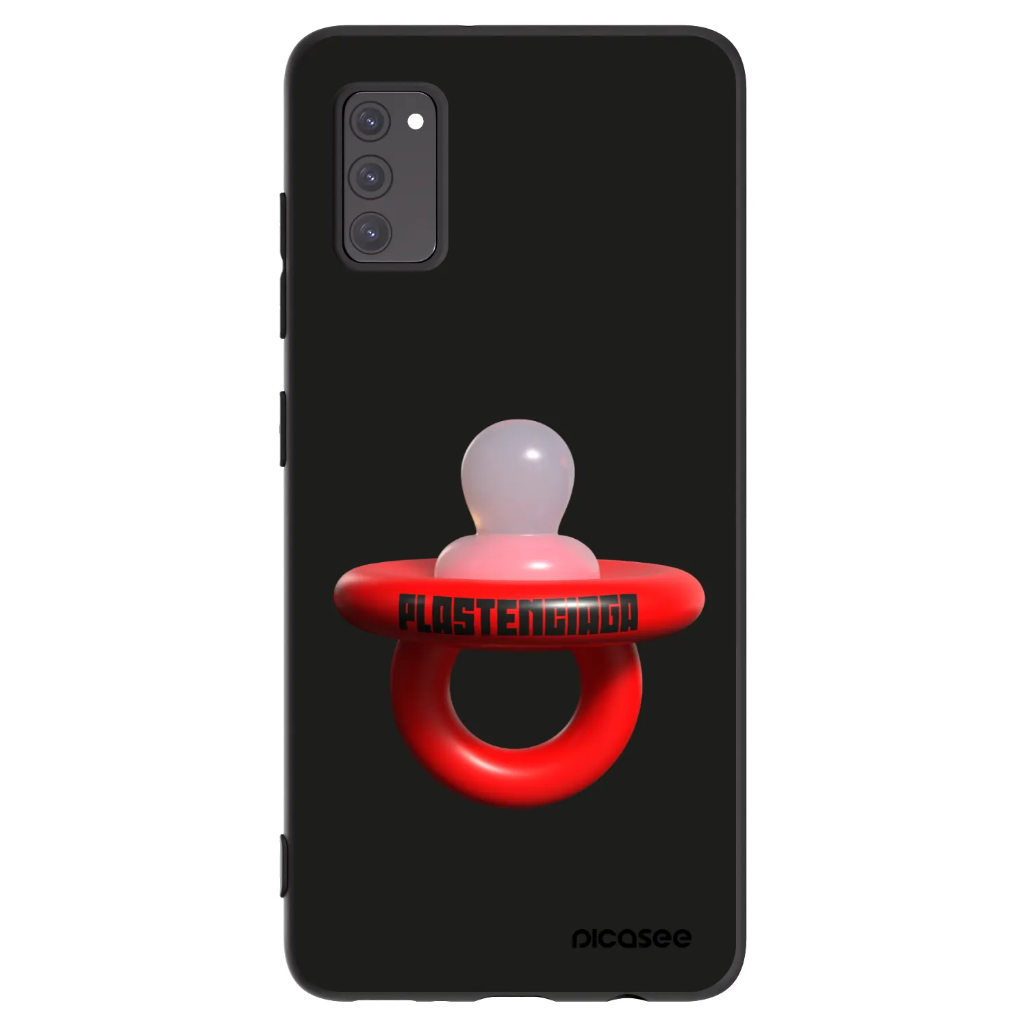 Picasee silikonski črni ovitek za Samsung Galaxy A41 A415F - Le Dudel