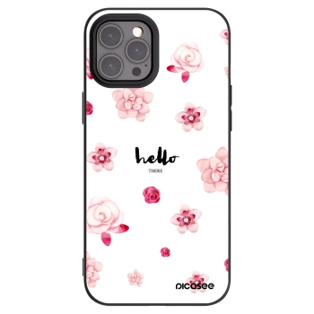 Picasee silikonski črni ovitek za Apple iPhone 12 Pro Max - Hello there