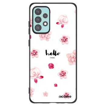 Picasee silikonski črni ovitek za Samsung Galaxy A72 A725F - Hello there