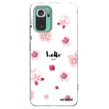 Picasee silikonski prozorni ovitek za Xiaomi Redmi Note 10 Pro - Hello there