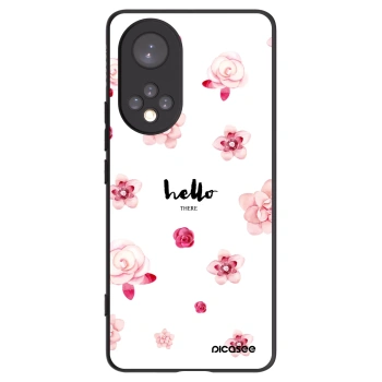 Picasee silikonski črni ovitek za Huawei Nova 9 - Hello there